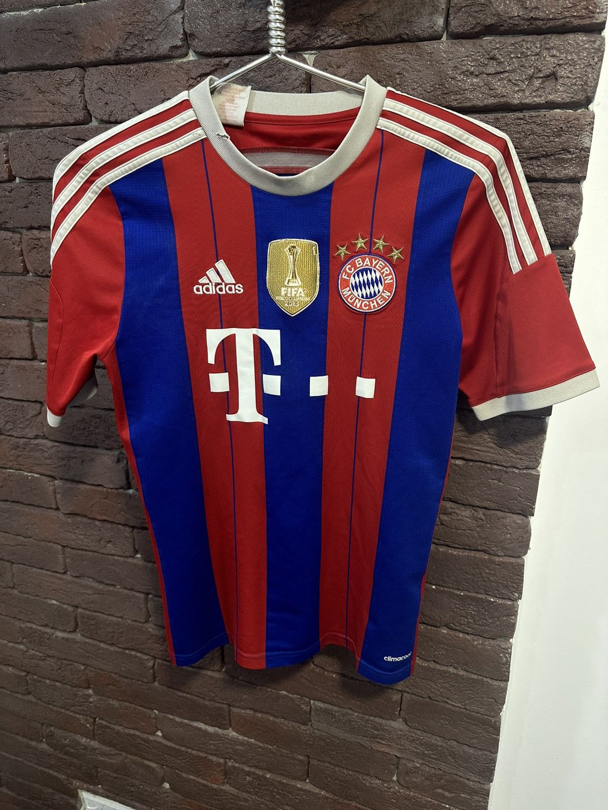 Pre-owned Adidas X Soccer Jersey Adidas Fc Bayern Munchen Jersey 2014 Fifa 2013 In Red