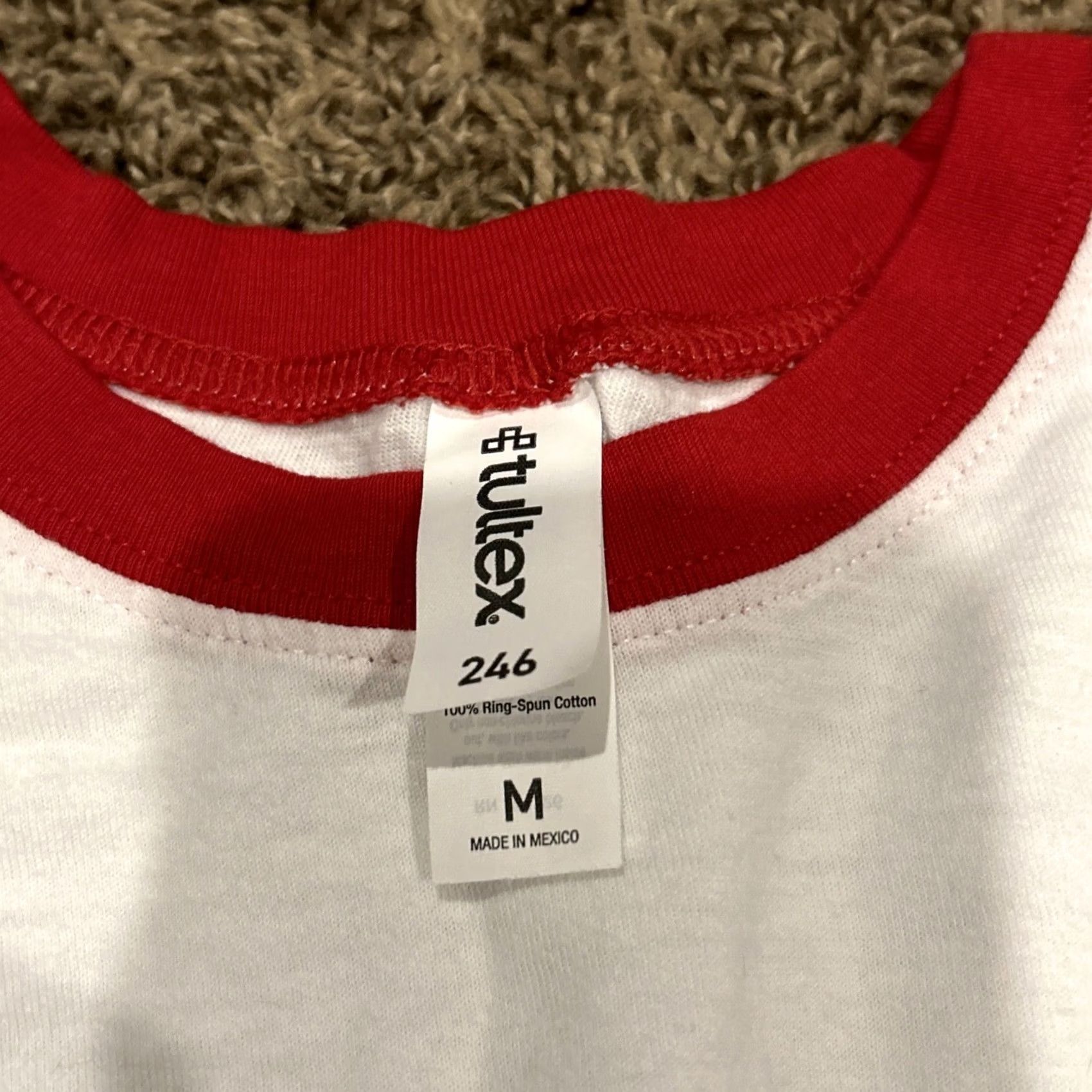 Tultex Kansas T Shirt Women’s M Cotton Red White City Kansas T-Shirt Women M White Short Sleeve Crew Neck Lightweight Basic Shirt Size M / US 6-8 / IT 42-44 - 2 Thumbnail