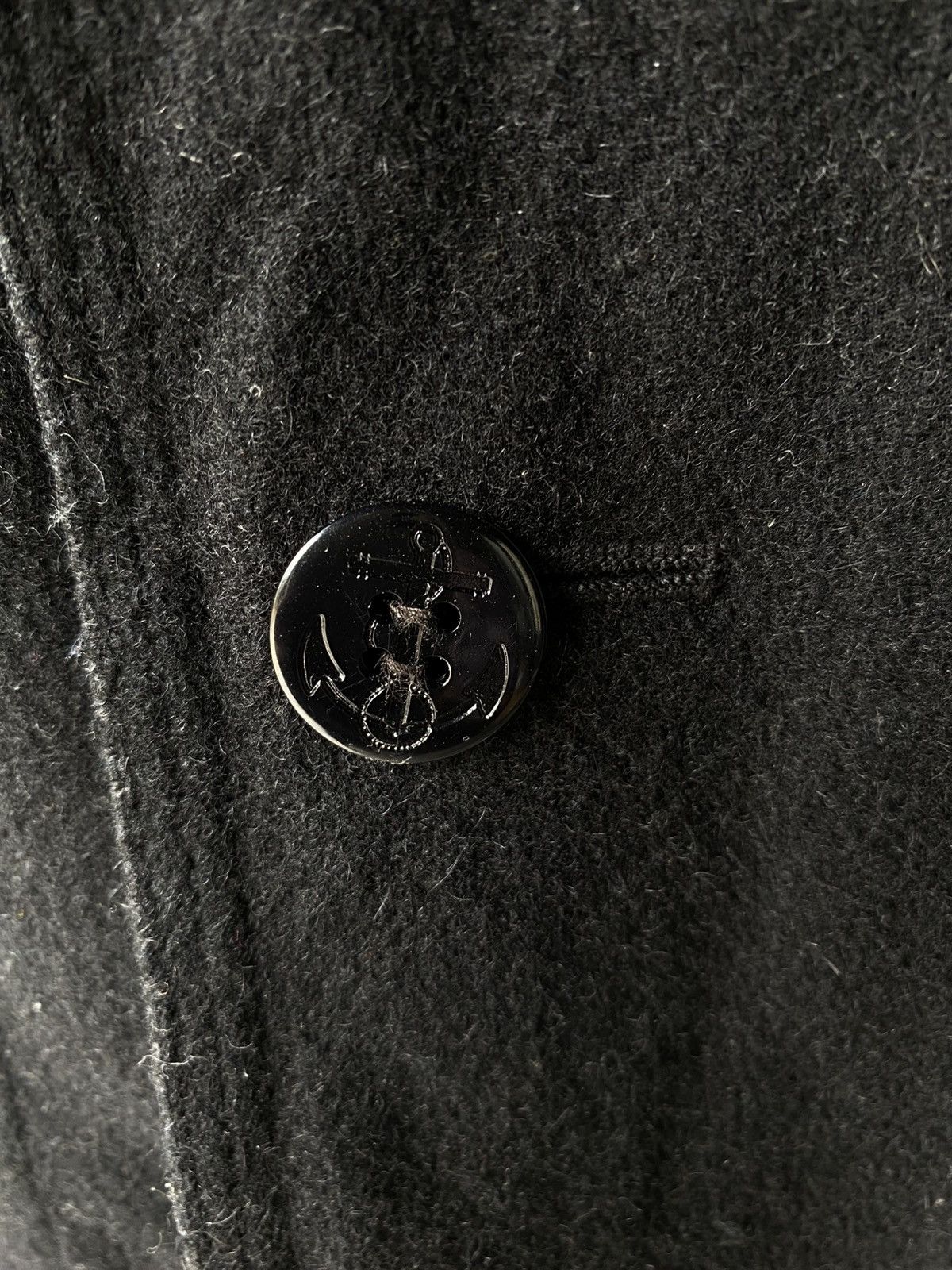 Tsumori Chisato TSUMORI CHISATO Black Double-Breasted Pea Coat Size M / US 6-8 / IT 42-44 - 16 Thumbnail
