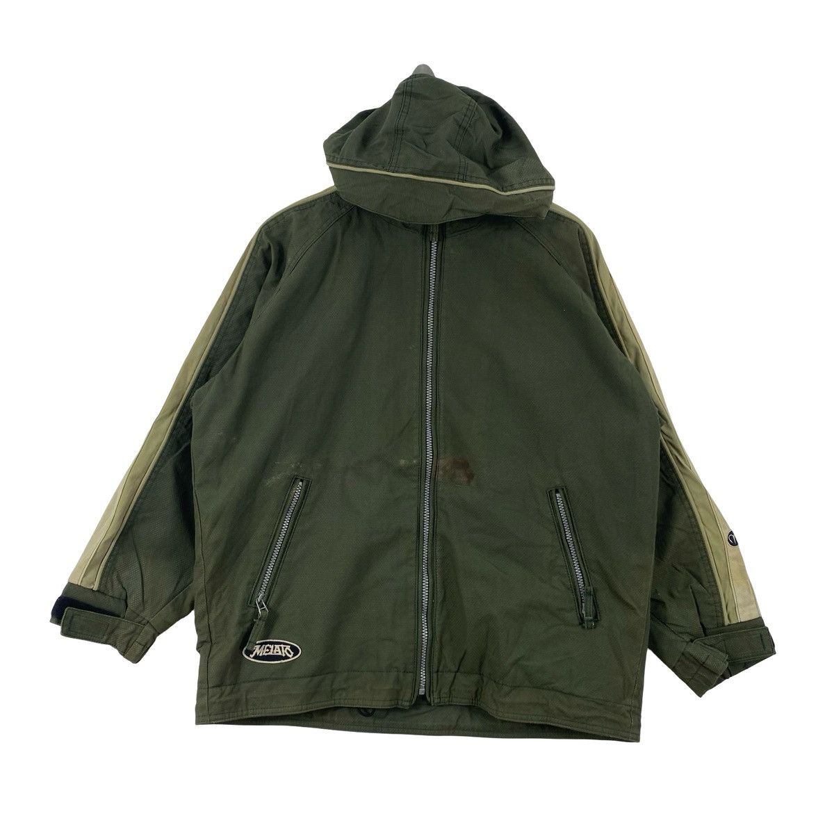 Ellesse Vintage ELLESSE Hooded Jacket Olive Full Zip Fleece Size US S / EU 44-46 / 1 - 3 Thumbnail