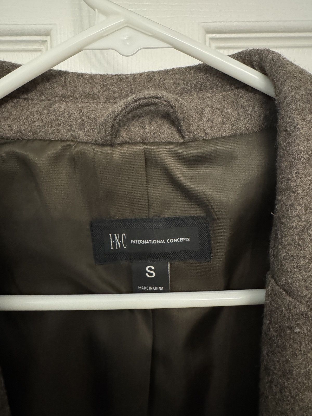 I.N.C Brown Long Coat Size US S / EU 44-46 / 1 - 4 Thumbnail