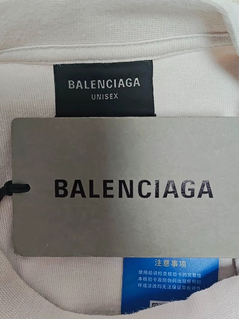 Balenciaga Balenciaga 24ss love wifi old short-sleeved T-shirt 2502-Ne Size US XS / EU 42 / 0 - 4 Thumbnail