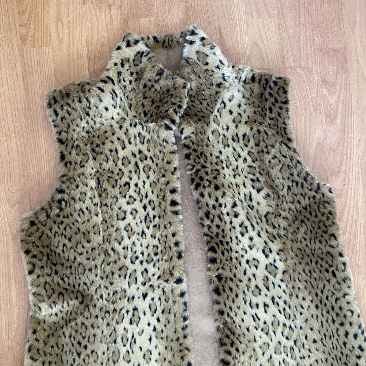 Other Long Cheetah Party Festival Sleeveless Coat Medium- Large Size M / US 6-8 / IT 42-44 - 4 Thumbnail