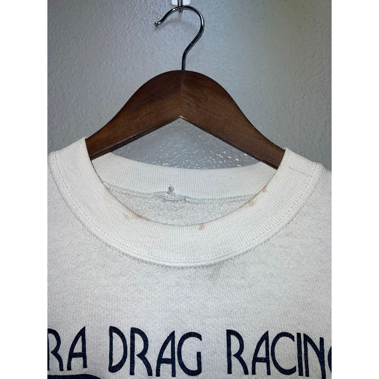 Vintage Vintage NHRA Drag Racing Sweatshirt Crewneck Flag 90s Medium Size US M / EU 48-50 / 2 - 7 Thumbnail