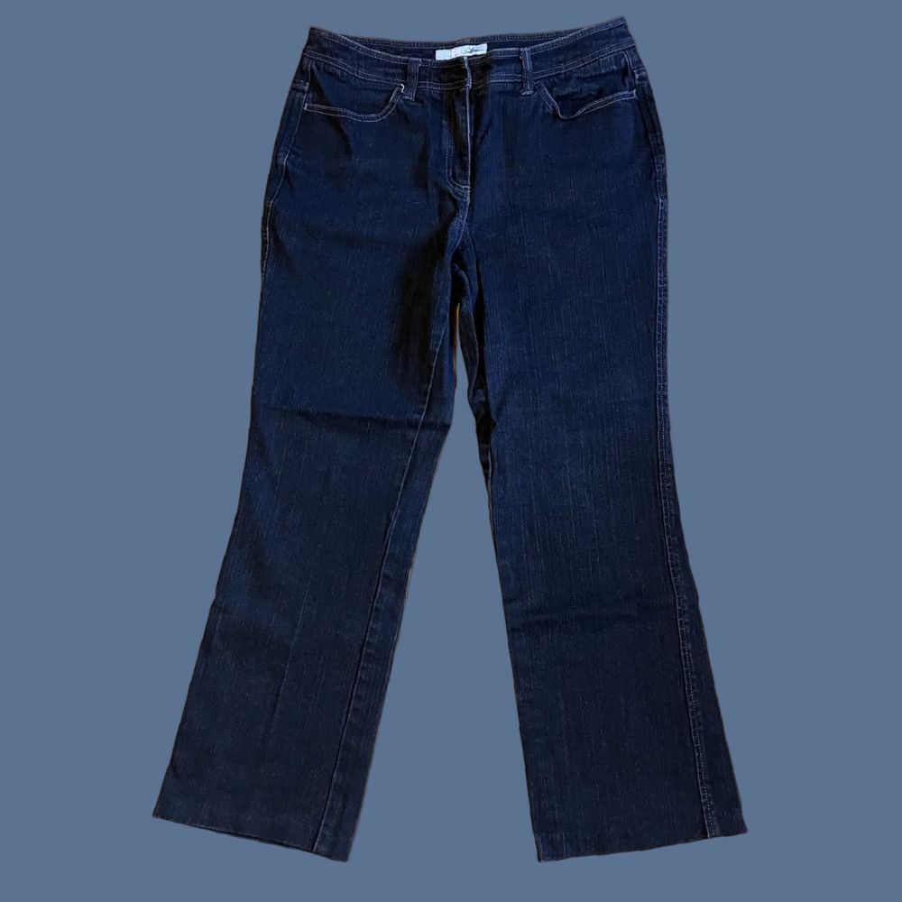 Vintage Chico's Platinum Jeans Women's 1.5 Regular Black Denim 27 Inseam 30" Waist 27" 5-Pocket Stretch Size 26" / US 2 / IT 38 - 1 Thumbnail