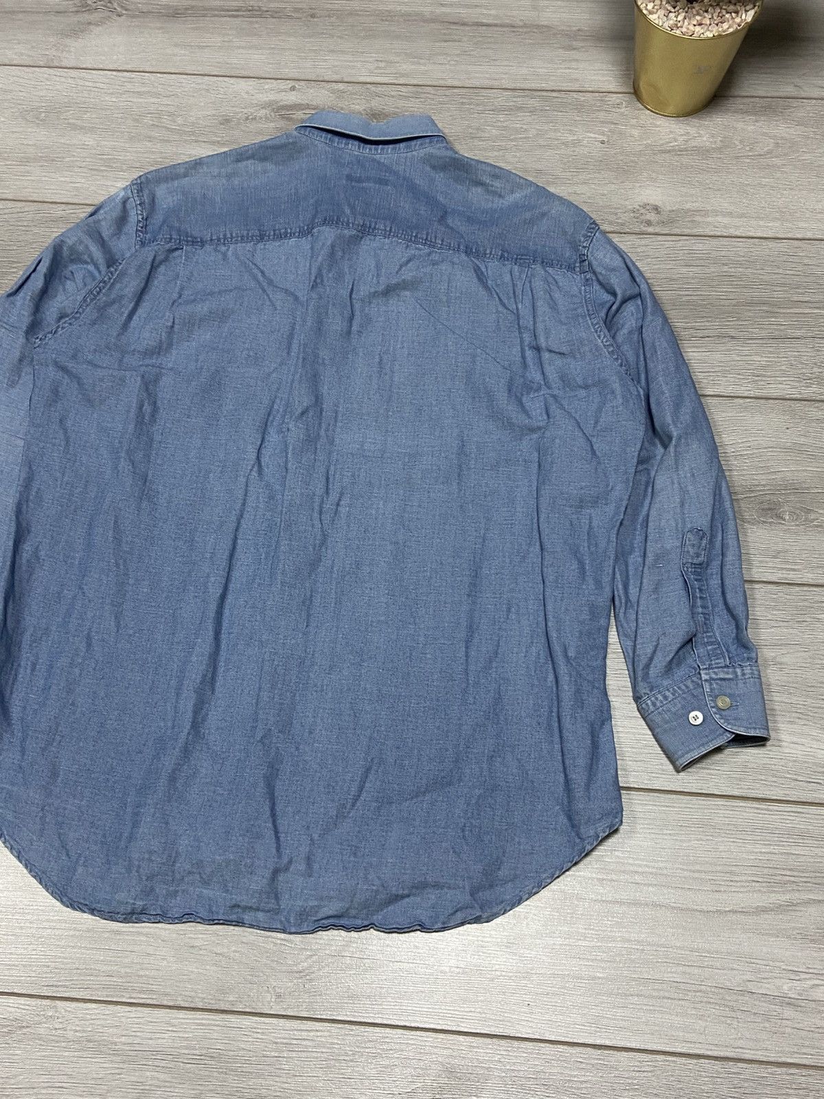 Burberry Burberry London linen denim multipocket shirt buttons Size US M / EU 48-50 / 2 - 8 Thumbnail