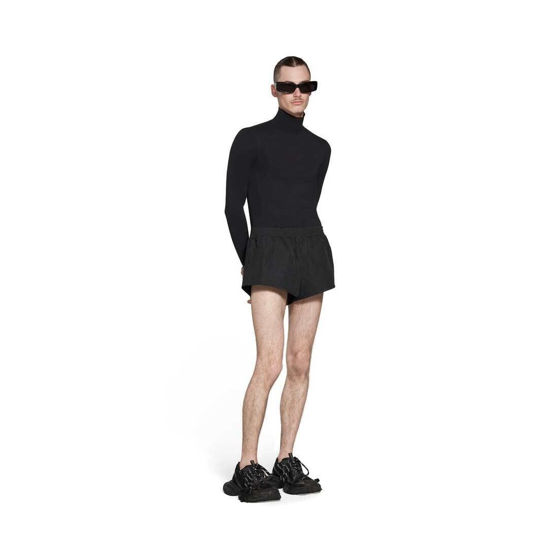 Balenciaga o1srvl11e0425 Running Shorts in Black Size US 28 / EU 44 - 6 Thumbnail