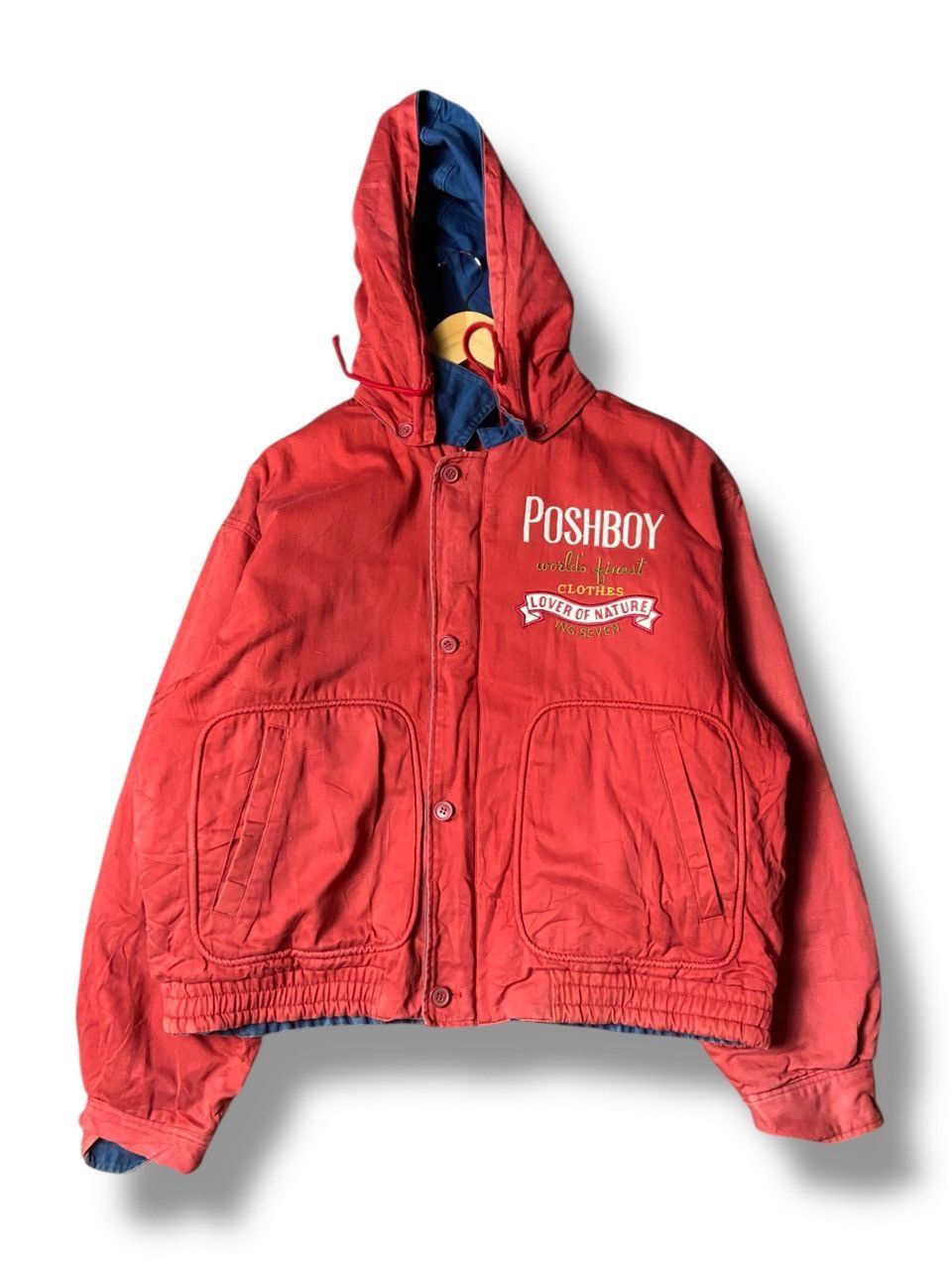 Japanese Brand Vintage Posh Boy Reversible Bomber Jacket (142) Size US M / EU 48-50 / 2 - 1 Thumbnail