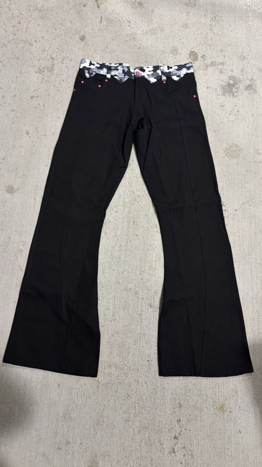 パンツ wrst reconstructed camo jeans WrstWrstWrst Reconstructed Camo Denim