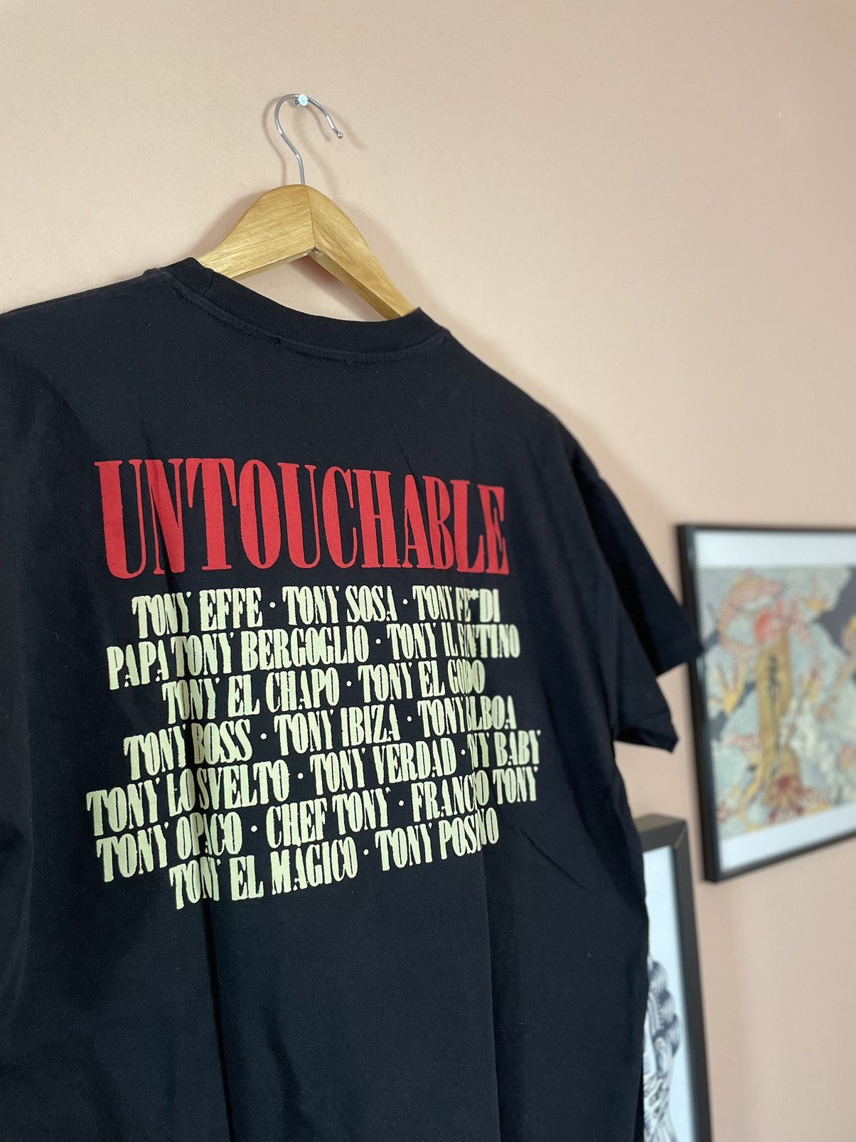Tony Effe Dark Polo Gang Untouchable T-shirt