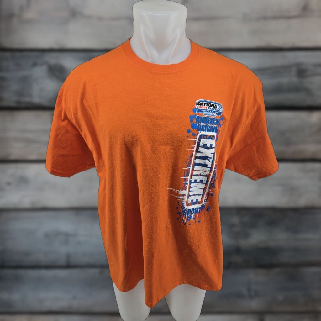 Port & Company Port & Company Daytona Short Track Extreme Sport T-Shirt Orange XL Men Size US XL / EU 56 / 4 - 1 Thumbnail
