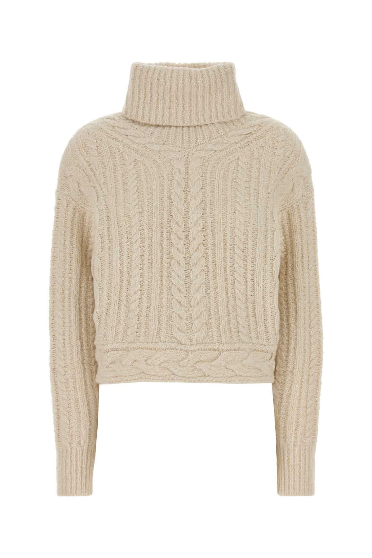 Isabel Marant Etoile Ivory Cotton Blend Brenda Sweater Size M / US 6-8 / IT 42-44 - 1 Thumbnail