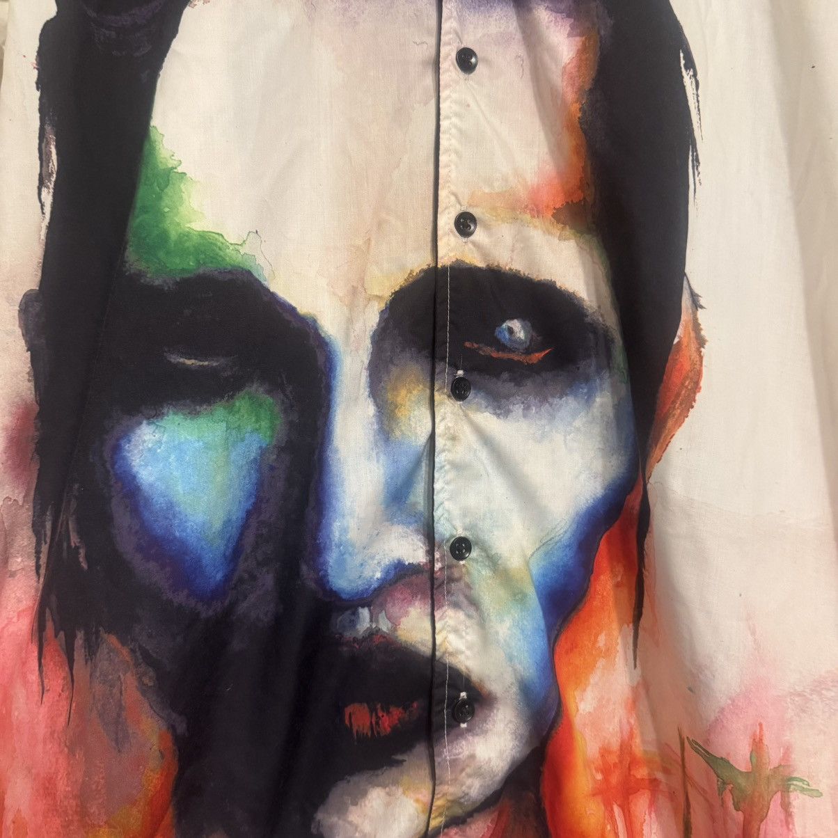 Pleasures Pleasures Marilyn Manson button up Size US L / EU 52-54 / 3 - 2 Thumbnail