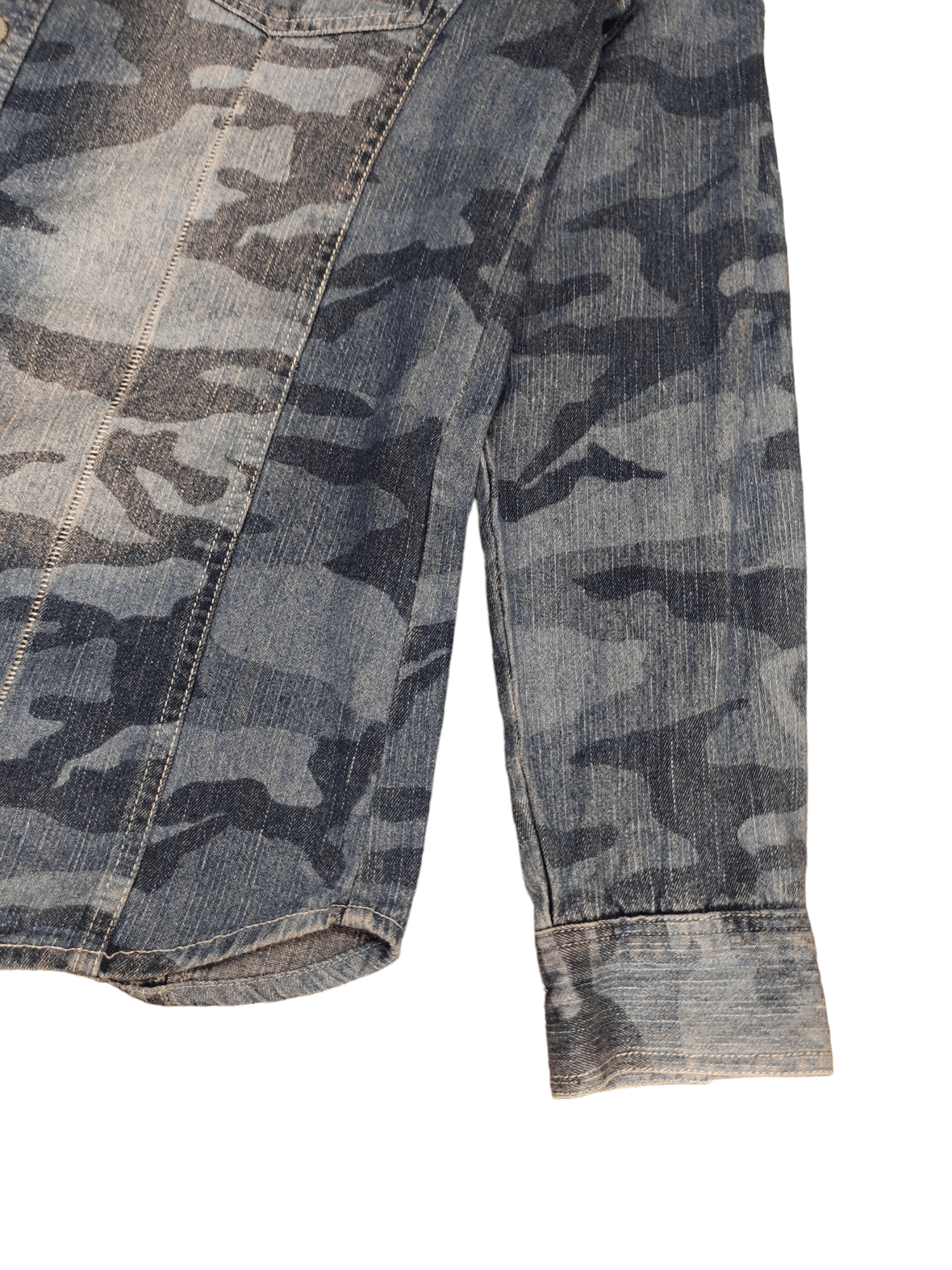In The Attic In The Attic Homme Camo Double Pocket Denim Shirt Size US M / EU 48-50 / 2 - 4 Thumbnail