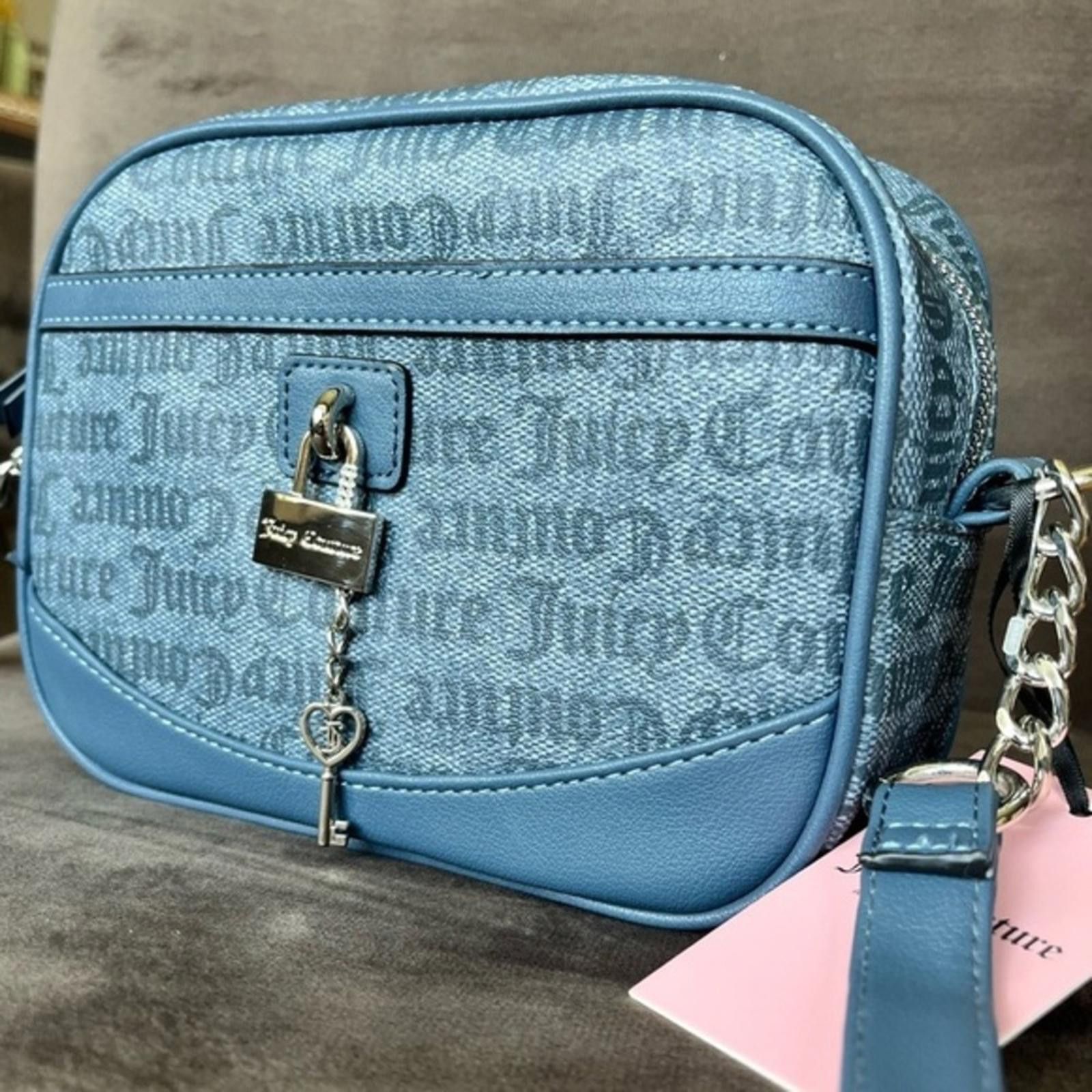 Juicy Couture Eastside Westside Camera Bag NWT in Blue, Women's