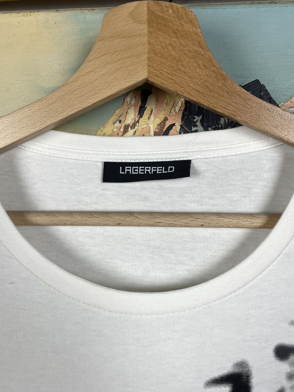 Karl Lagerfeld Karl Lagerfeld White Longsleeve Luxury Designer Premium Size US XL / EU 56 / 4 - 7 Thumbnail