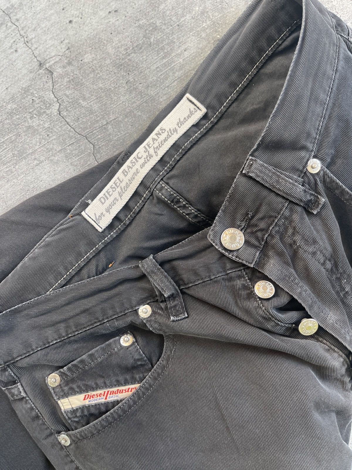 Diesel Mens Vintage diesel jeans denim y2k pants Size US 31 - 6 Thumbnail