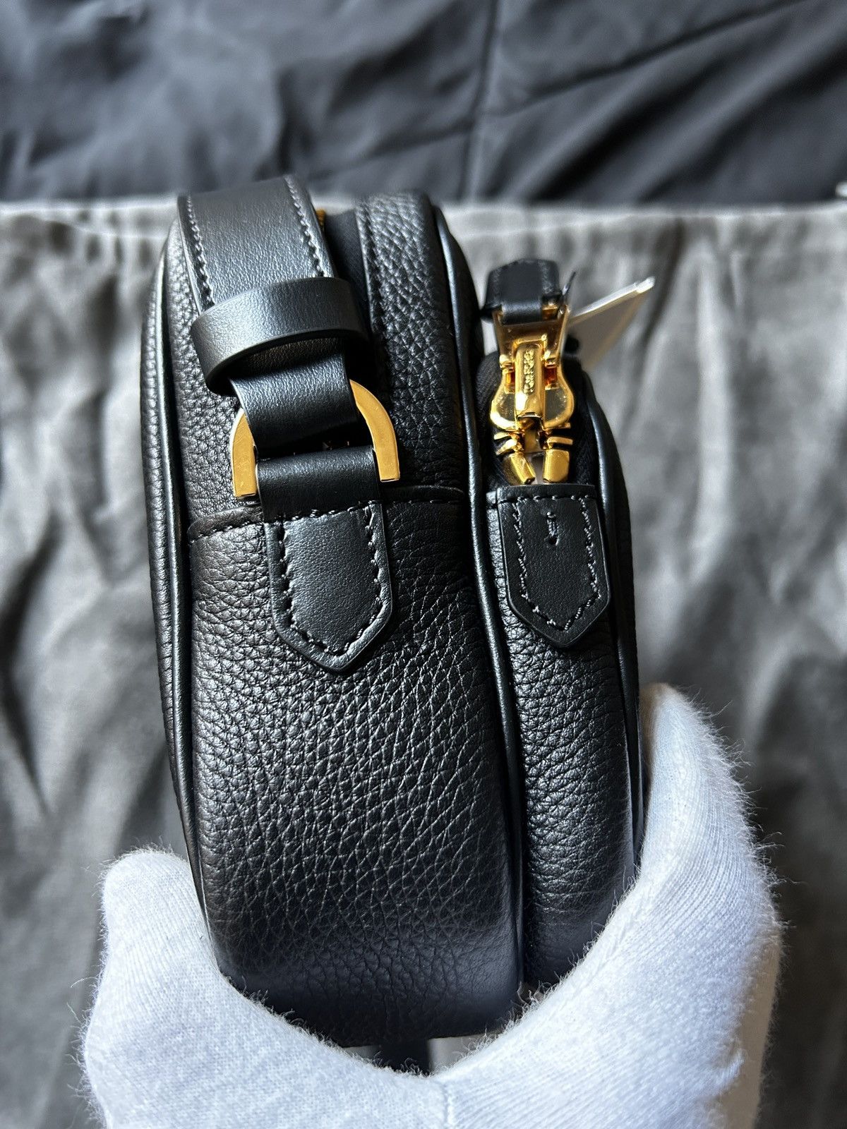 Tom Ford Tom Ford Full-grained Messenger Bag Size 26 - 13 Thumbnail