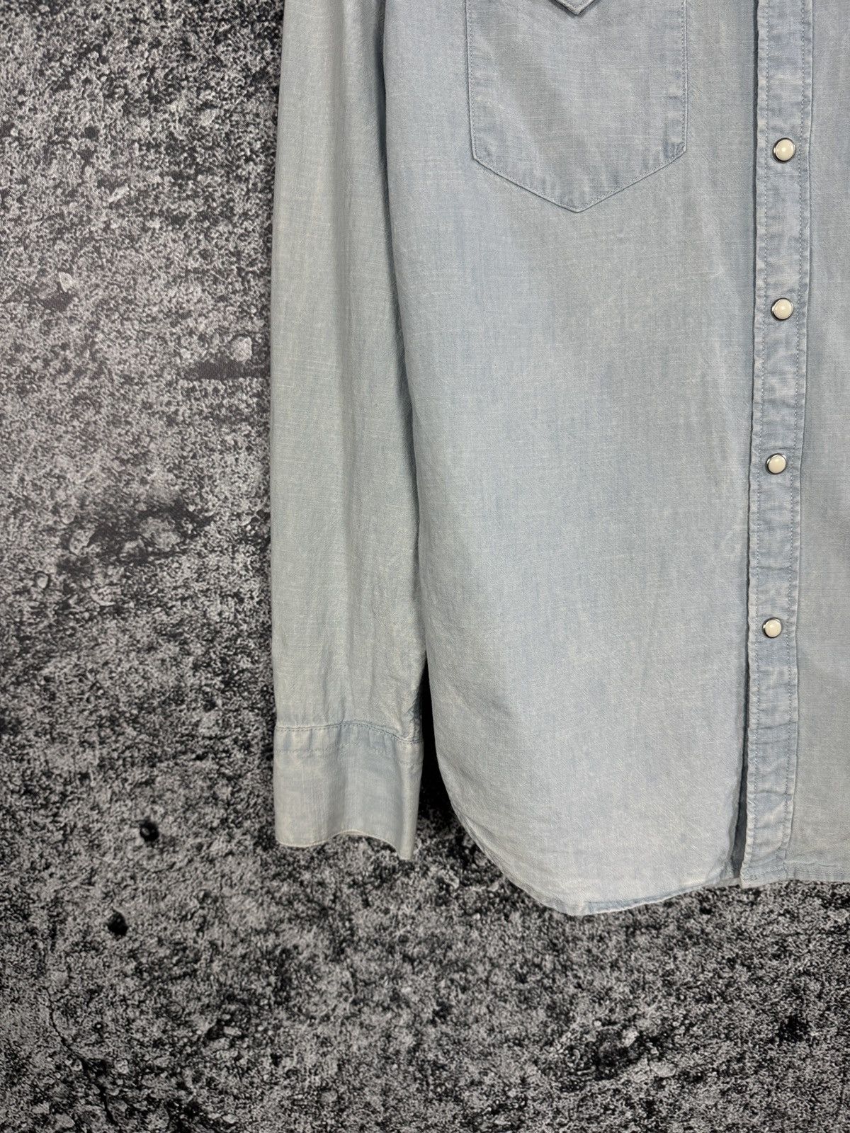 Levi's Levi’s Long Sleeve Denim Shirt Snap Button Blue Size M Size US M / EU 48-50 / 2 - 4 Thumbnail