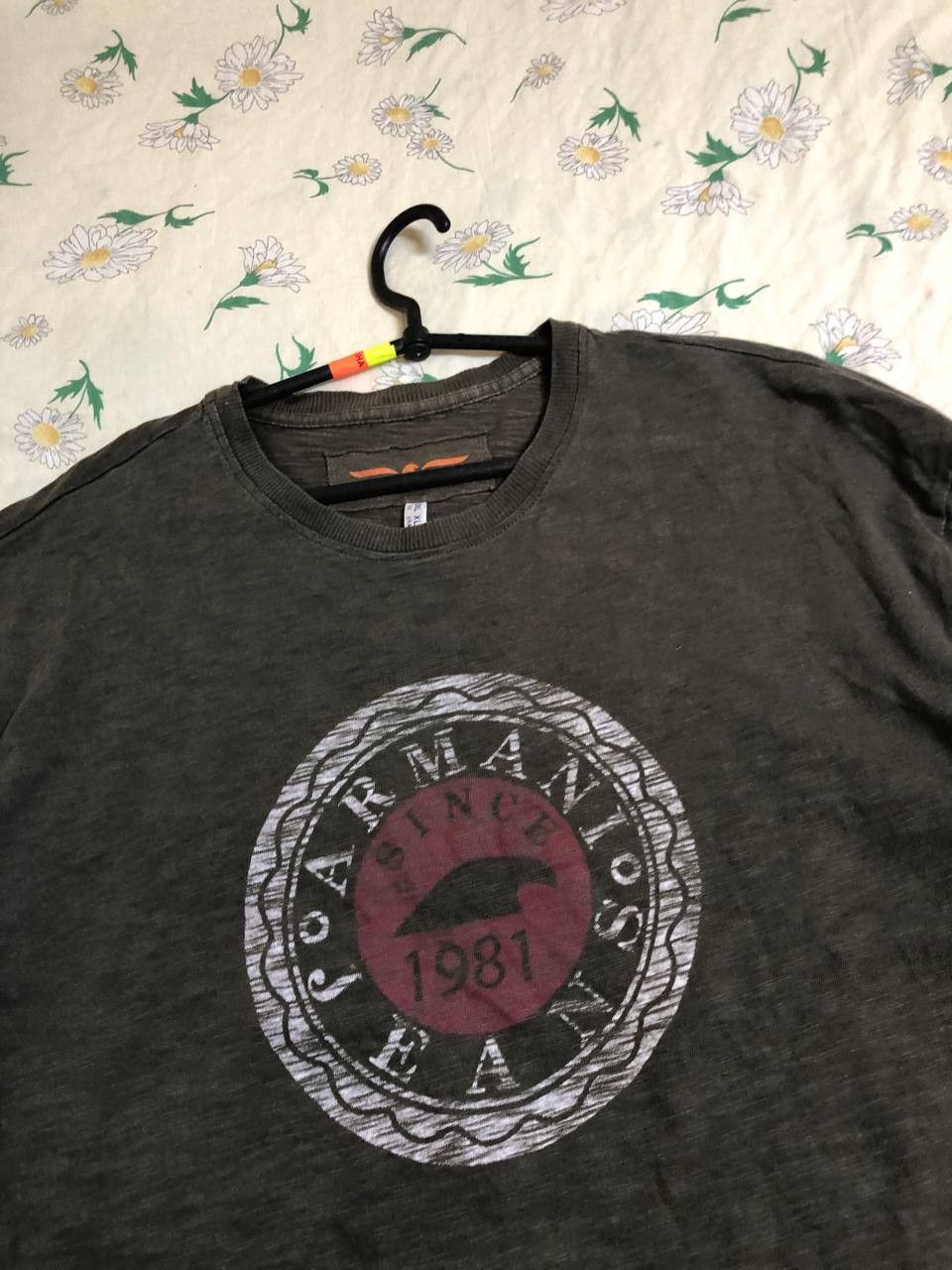 Armani Armani Jeans Long Sleeve T-Shirts Size US XL / EU 56 / 4 - 5 Thumbnail
