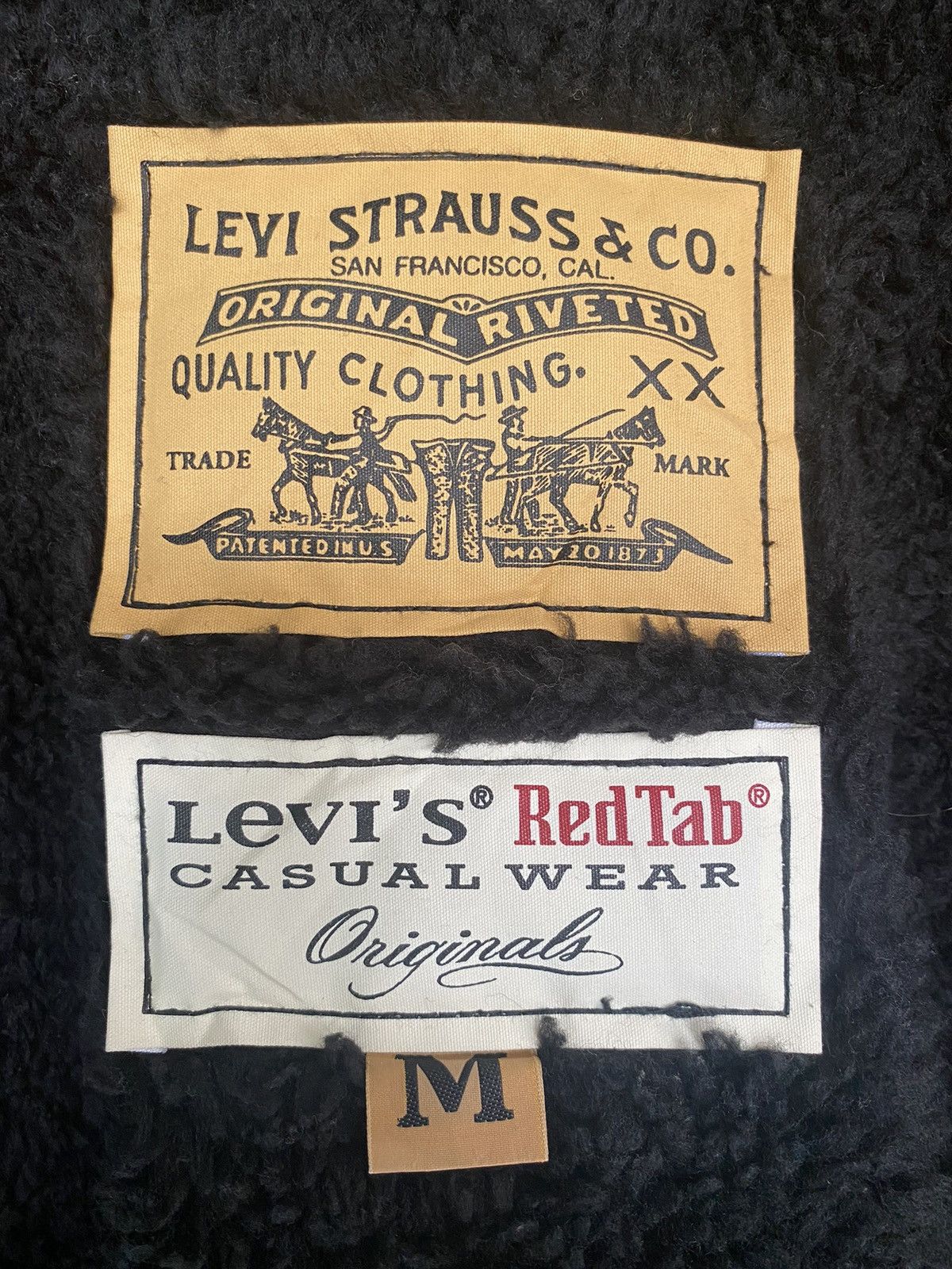 Levi's Rare🔥LEVI’S Sherpa Hoodie Jacket (M) Size US M / EU 48-50 / 2 - 21 Thumbnail
