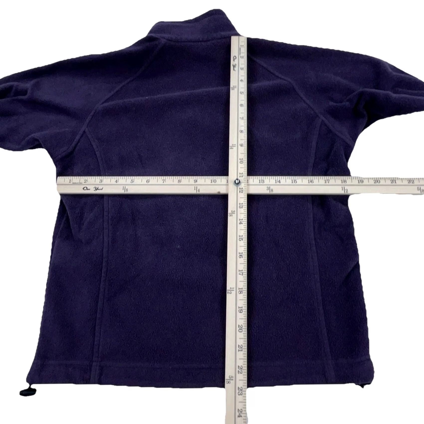 Layer 8 Columbia Fleece Jacket Women Small Purple Sweater Coat Layer Outdoors Hiking A7 Size S / US 4 / IT 40 - 7 Thumbnail