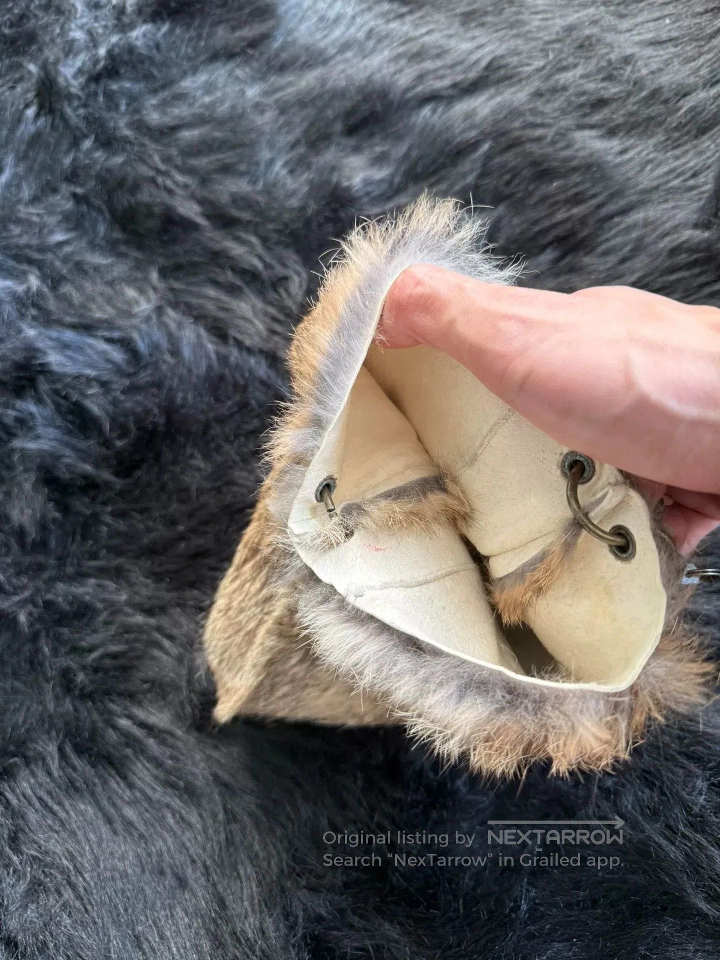 Other Unique Rabbit Fur Crossbody Bag. Size ONE SIZE - 4 Thumbnail