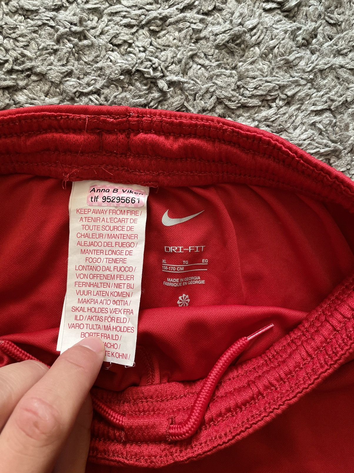 Nike × Vintage Nike Shorts F.C. Liverpool Streetwear Vintage Logo Swoosh Size US 30 / EU 46 - 8 Thumbnail