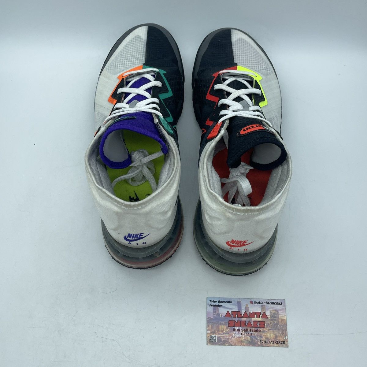Nike Lebron 18 low air max 95 greedy Size US 12.5 / EU 45-46 - 6 Thumbnail