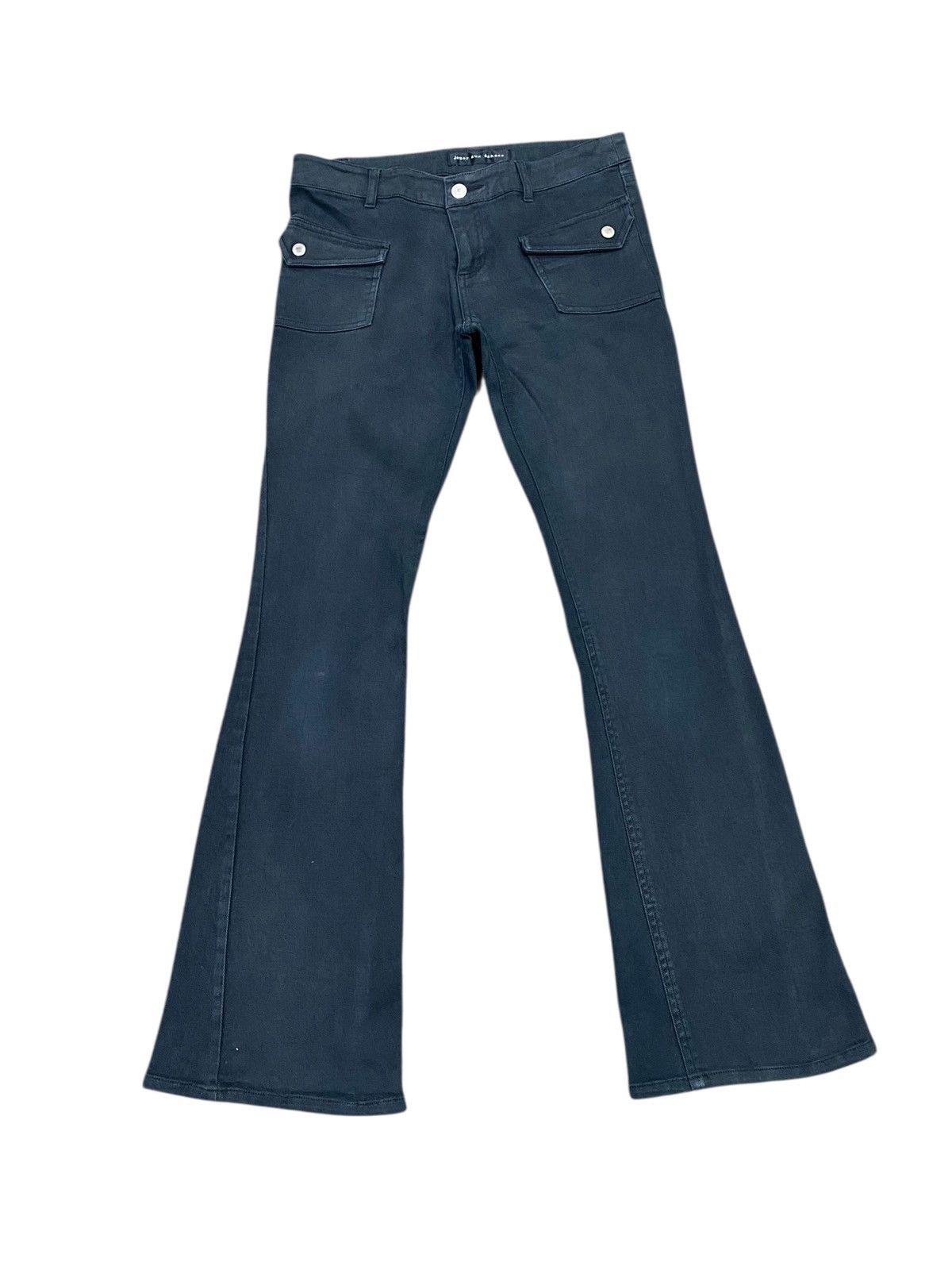 Japanese Brand Jouer aux echecs spiral tornado mart flare pants / jeans Size US 30 / EU 46 - 1 Thumbnail