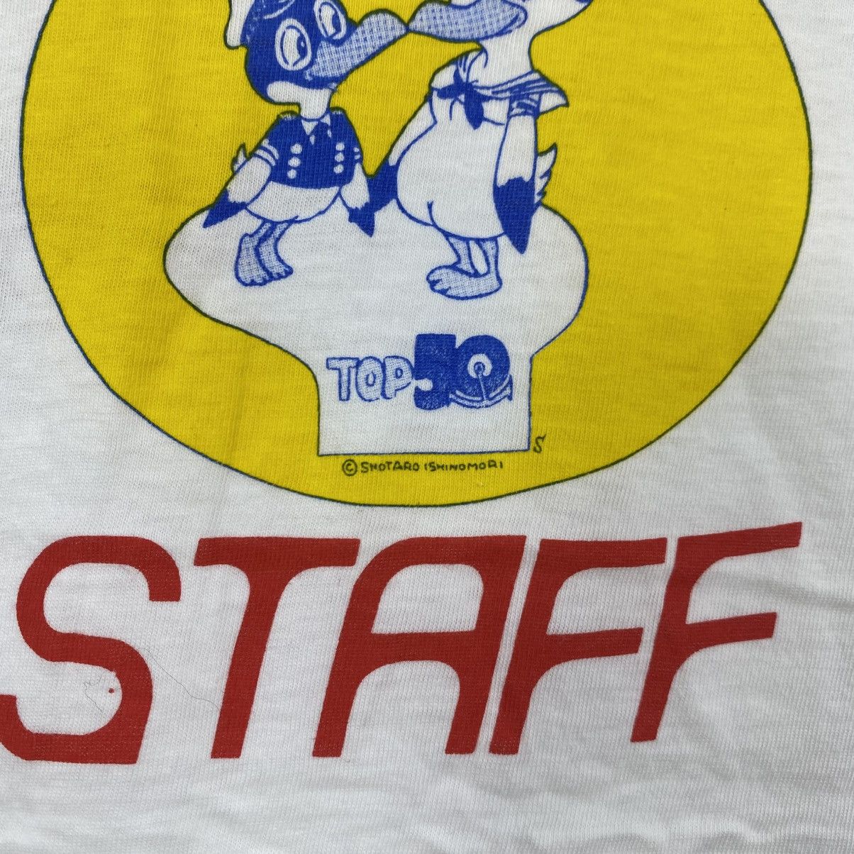 Vintage Vintage Shotaro Ishinomori Japan Sea Festival Staff T-Shirt Size US S / EU 44-46 / 1 - 4 Thumbnail