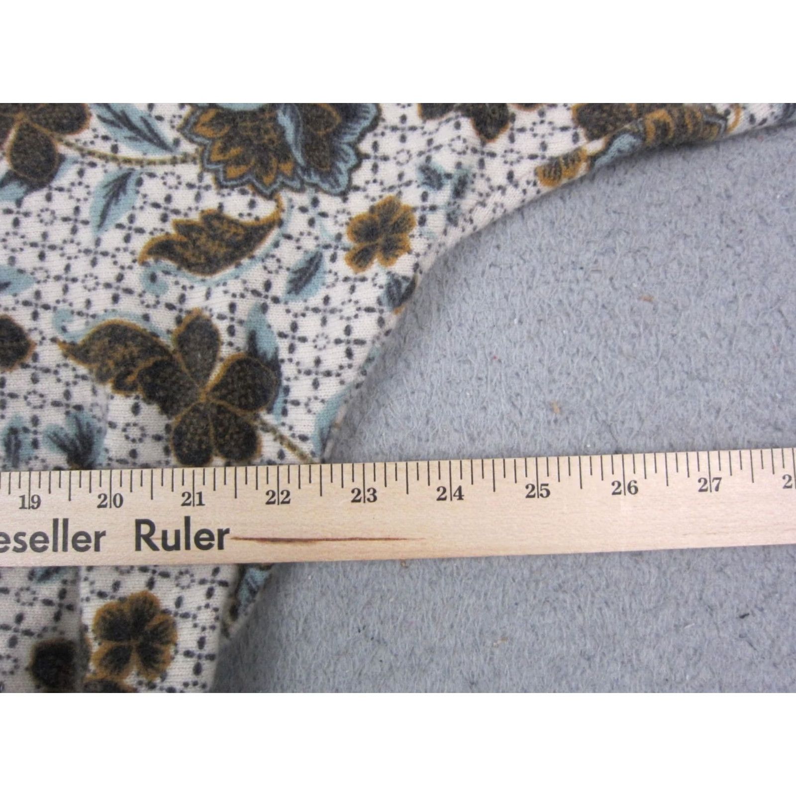 Vintage Garnet Hill Sweater Womens Large Creme Black Floral 100% Cashmere Ladies V-Neck Pull​over Long Sleeve Dolman Pattern Floral Casual/Workwear Size L / US 10 / IT 46 - 7 Thumbnail