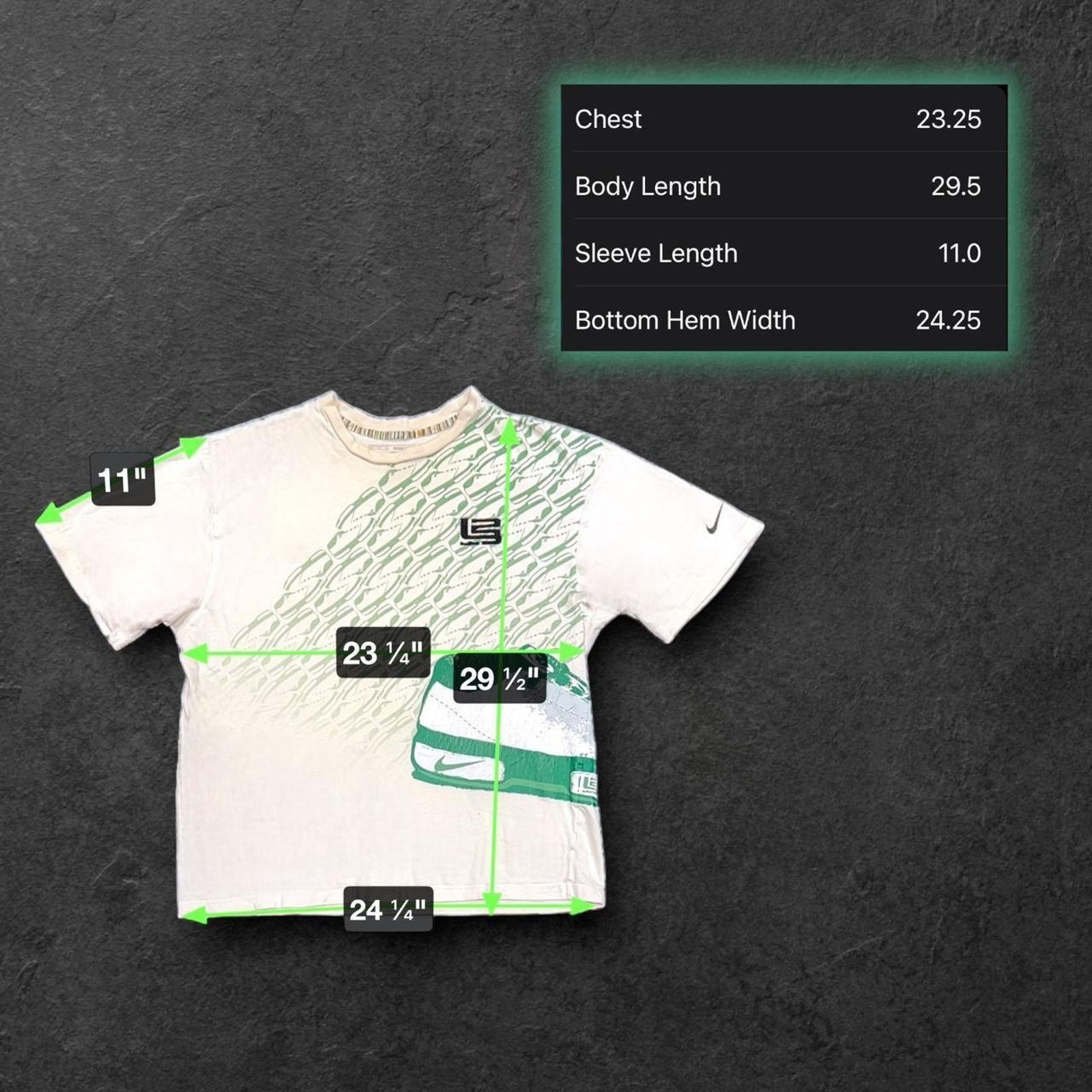 Nike VTG Nike Air Shoe L23 Lebron James Rare Graphic AOP Shirt Size US XL / EU 56 / 4 - 5 Thumbnail