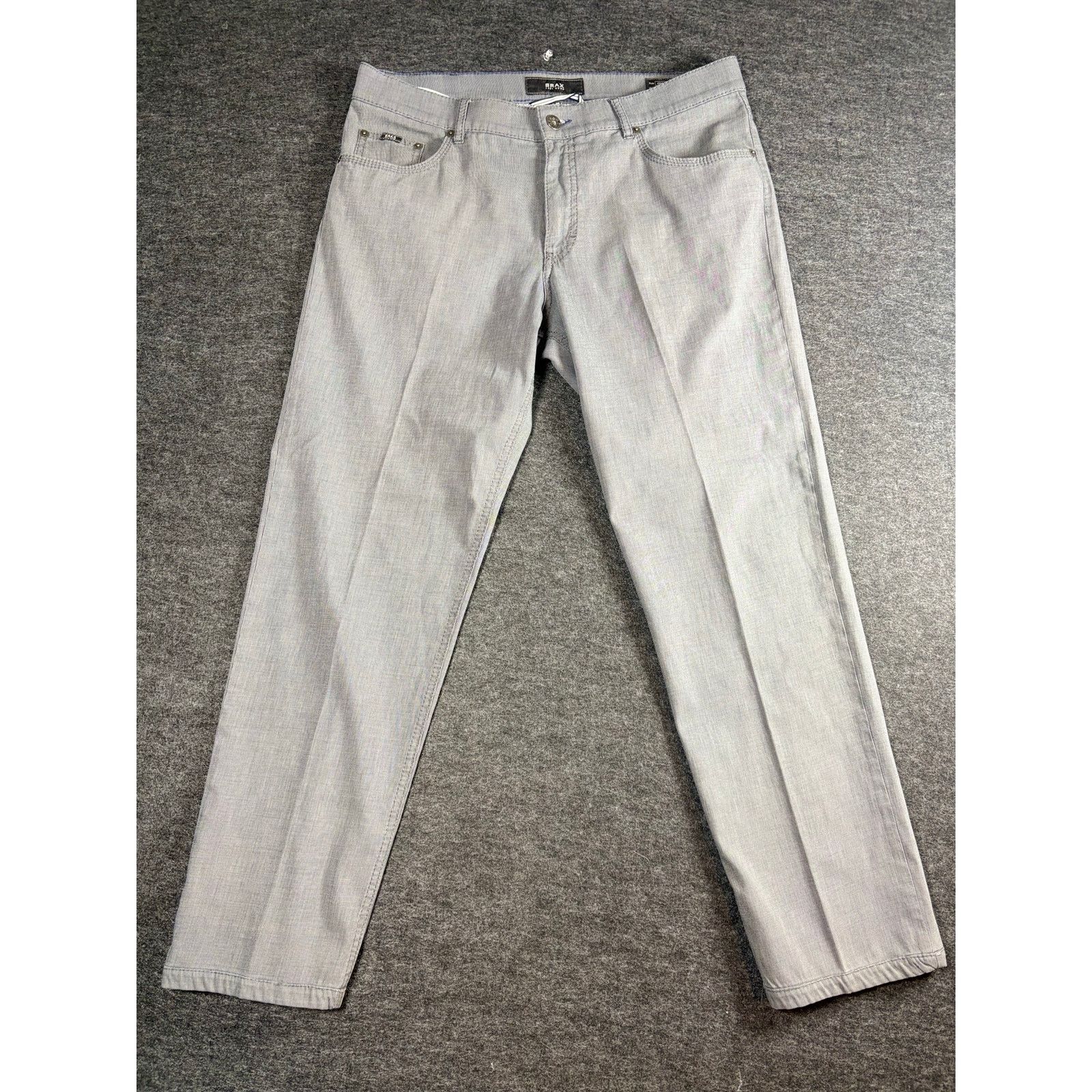 BRAX Brax feel good Gray Pants Mens 34x34 Regular Fit Size US 34 / EU 50 - 2 Thumbnail