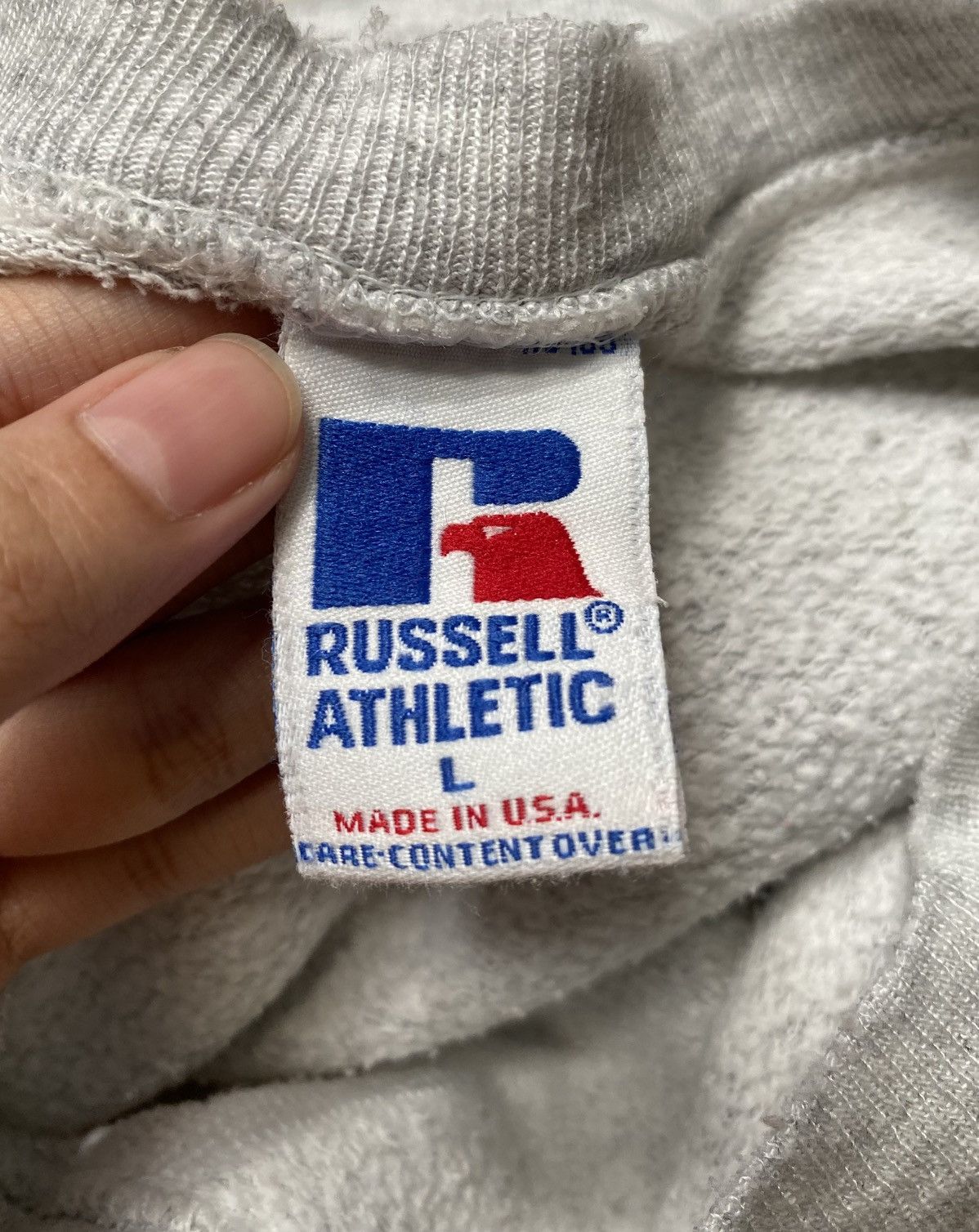 Russell Athletic × Vintage Vintage Brand Russell Athletic Made In Usa Sweatshirt 1990s Size US L / EU 52-54 / 3 - 11 Thumbnail