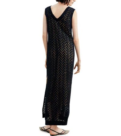 Brunello Cucinelli o1y0725 Maxi Dress in Black Size S / US 4 / IT 40 - 3 Thumbnail