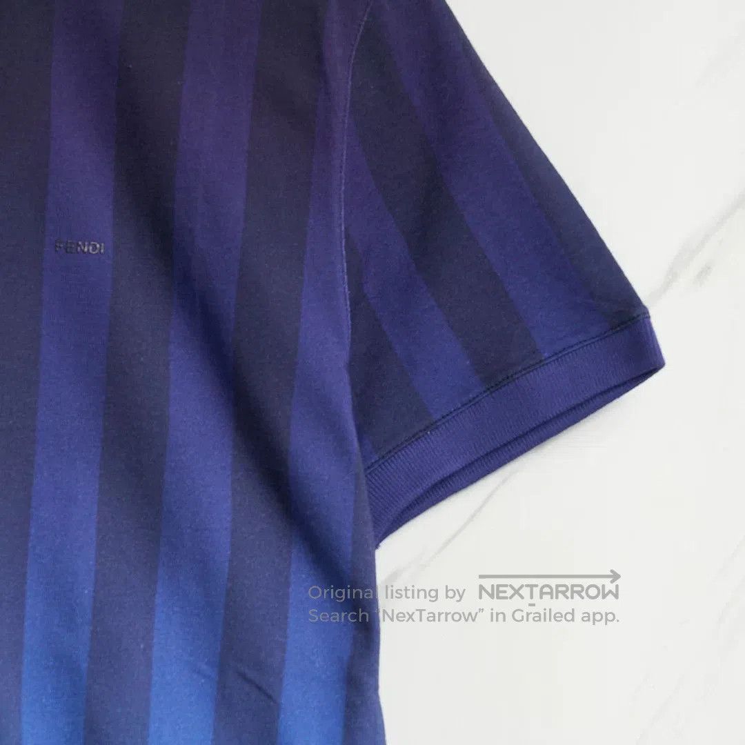 Fendi Fendi Men's Gradient Stripe Polo. Size US M / EU 48-50 / 2 - 3 Thumbnail
