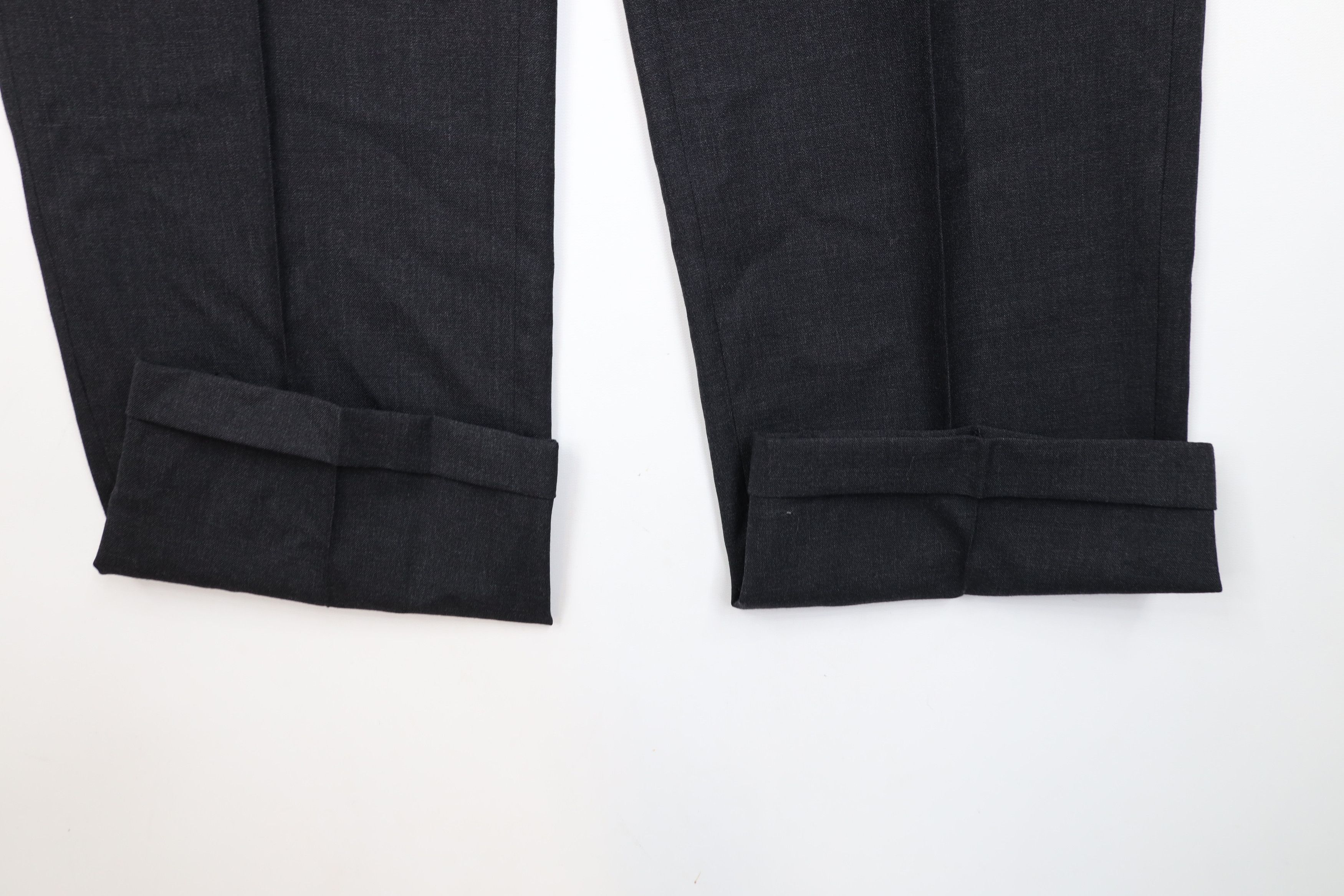 Vintage Vintage 90s Streetwear Wide Leg Chino Pants Charcoal Gray Size US 36 / EU 52 - 5 Thumbnail