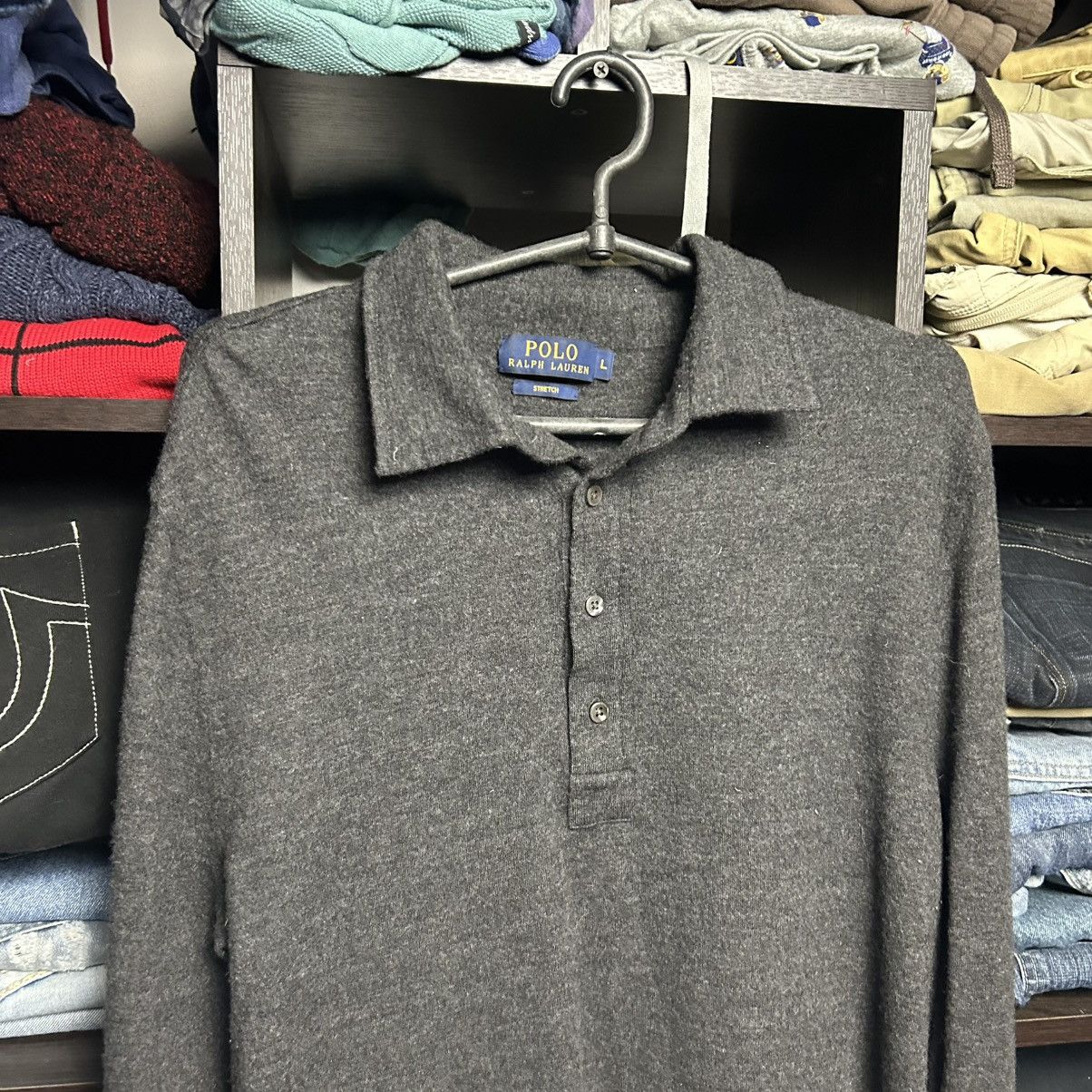 Polo Ralph Lauren Luxury Polo Ralph Lauren Basic Button Streetwear sweater Size US L / EU 52-54 / 3 - 2 Thumbnail