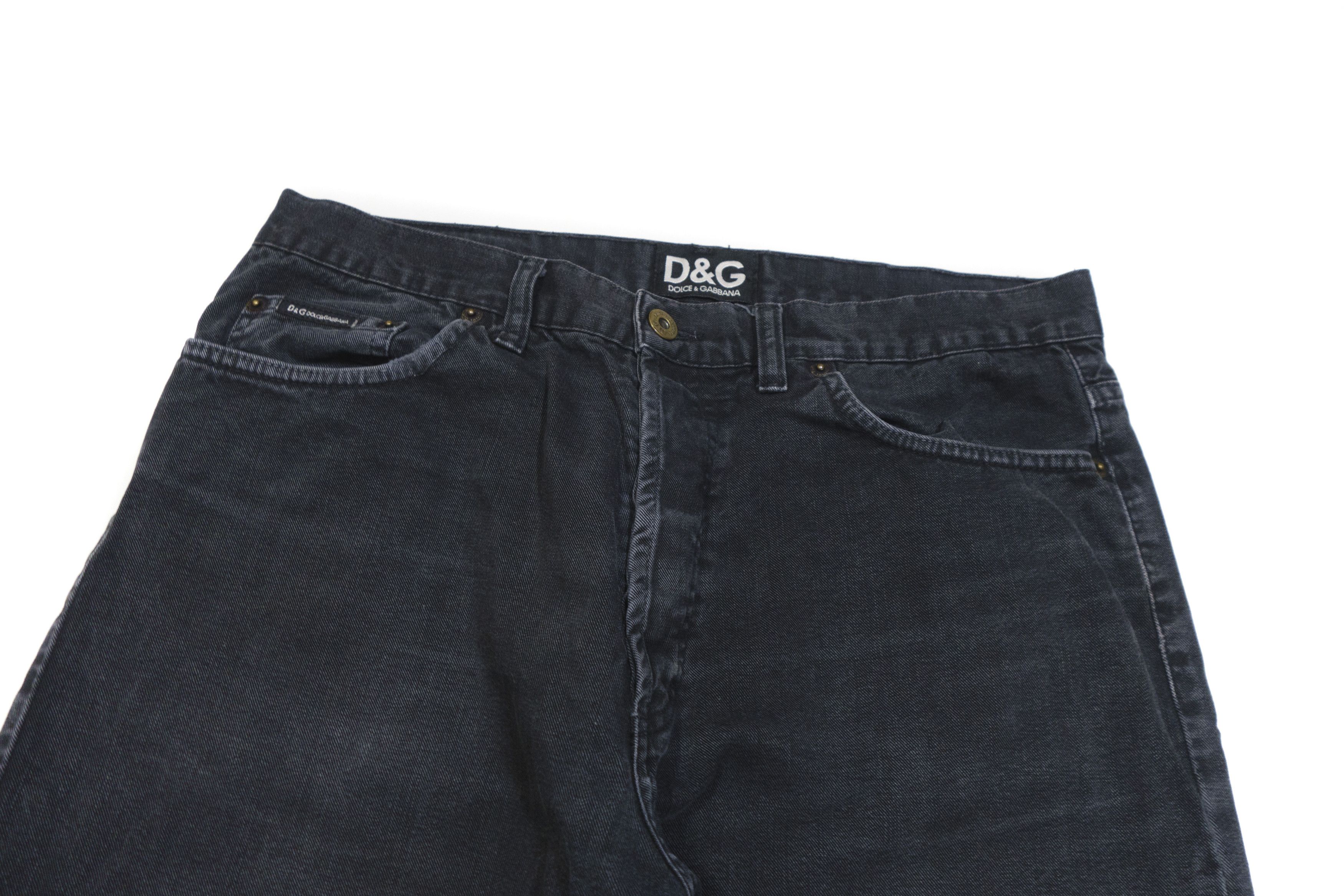 Dolce & Gabbana 90S Distressed Black Jeans Size US 32 / EU 48 - 3 Thumbnail