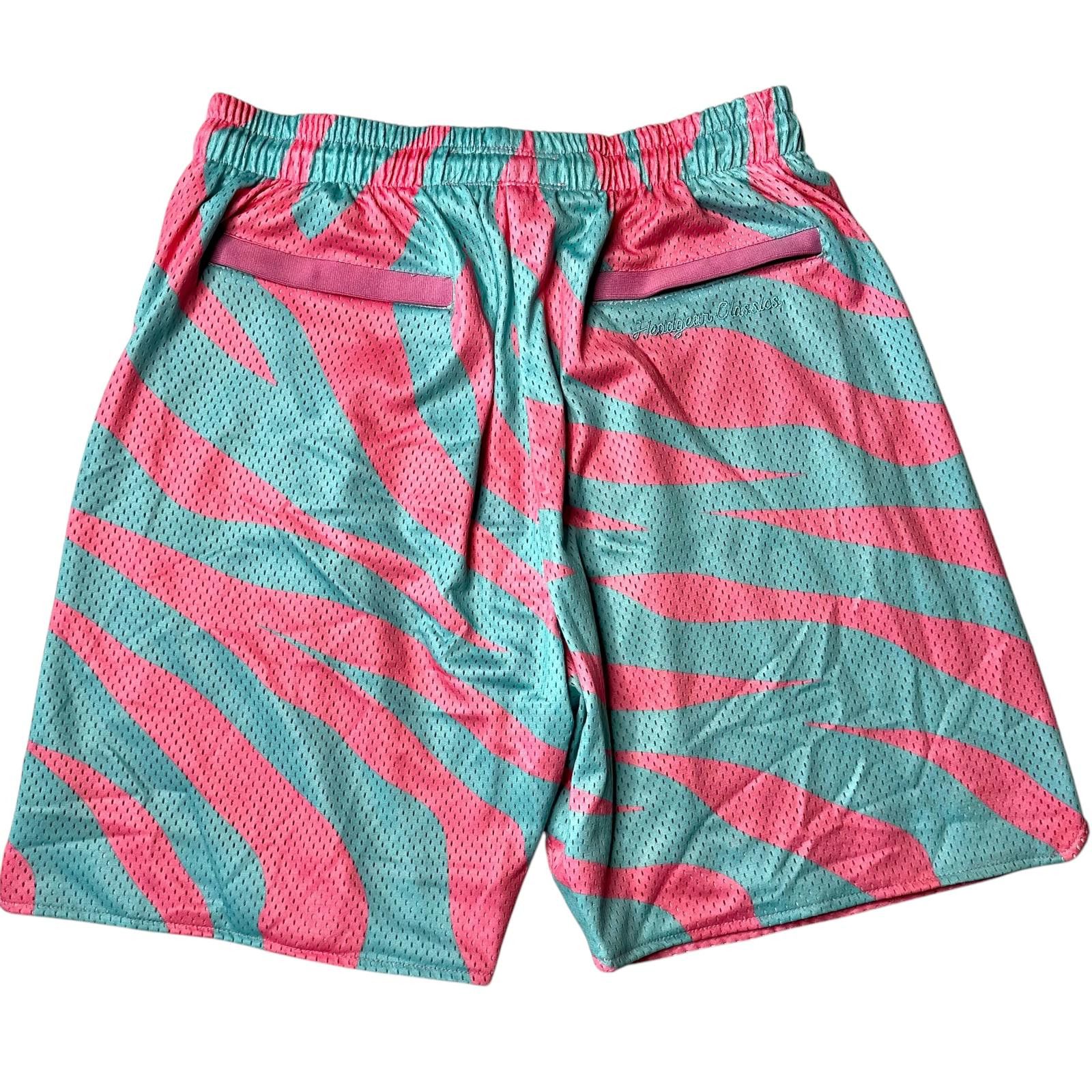 Designer NWT Headgear Damn Gina Martin Basketball Shorts Pink Men’s L Size US 34 / EU 50 - 2 Thumbnail