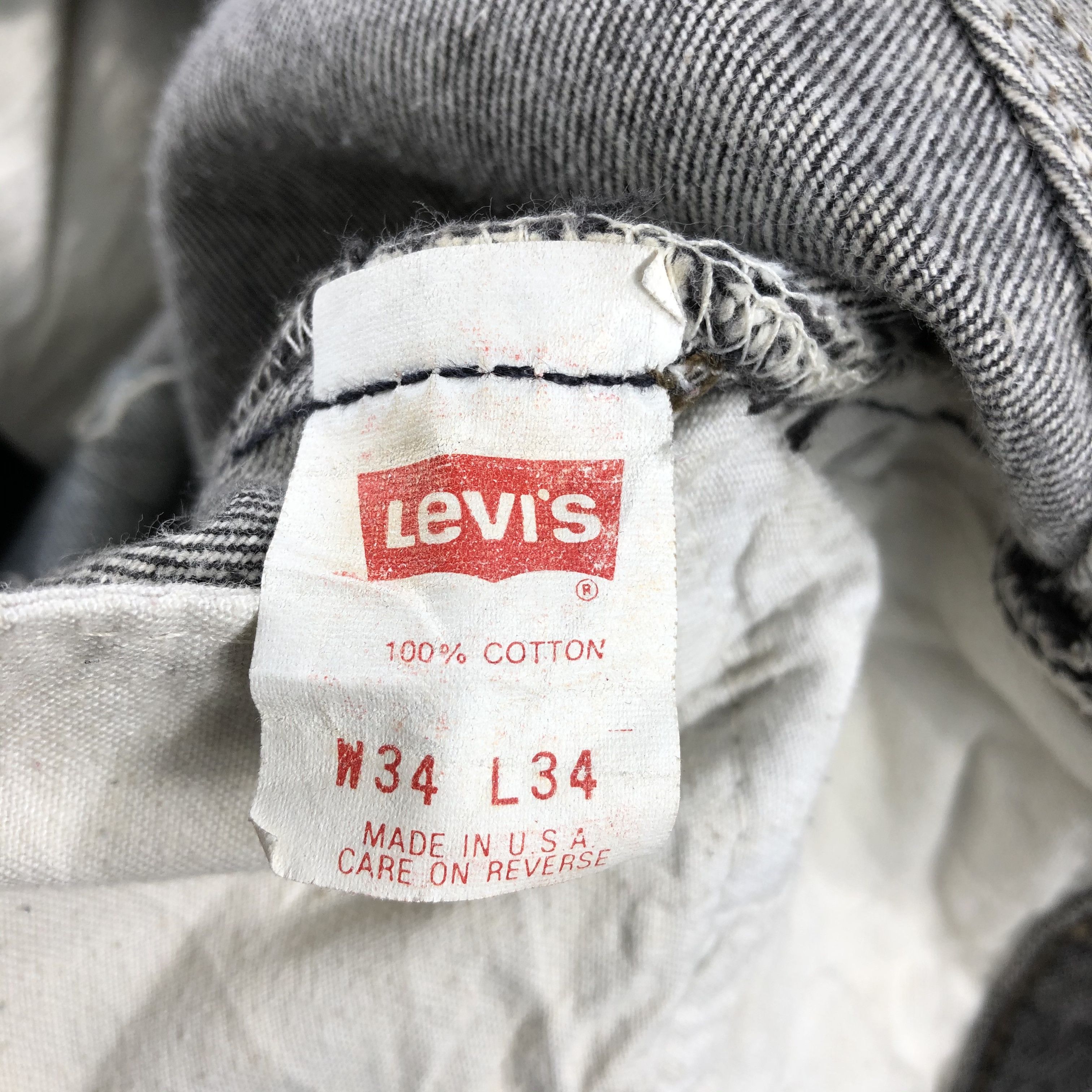 Levi's 90s Vintage Levis 501 Earth Tone Jeans-J1386 Size US 34 / EU 50 - 11 Thumbnail