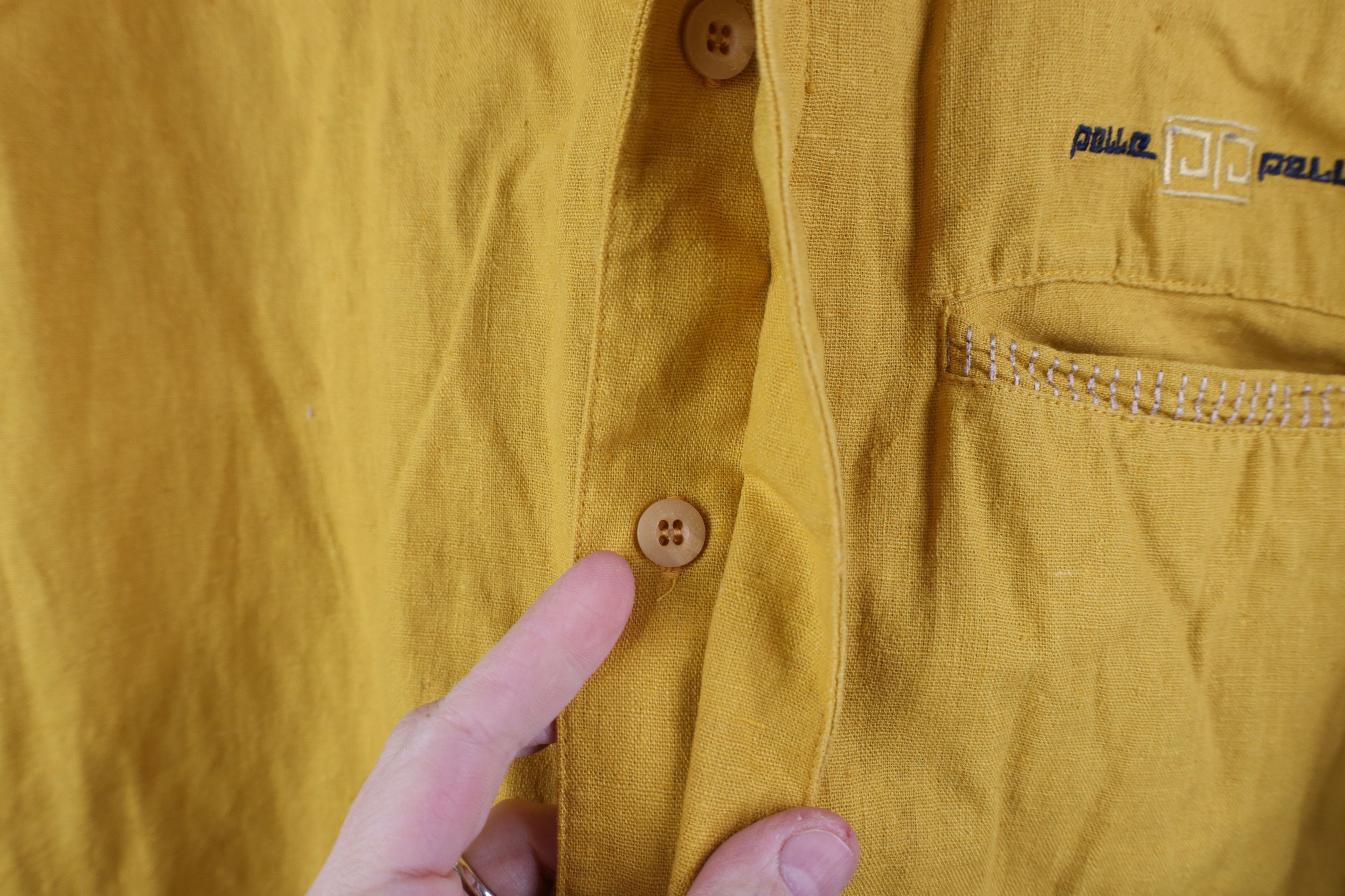 Pelle Pelle Vintage 90s Pelle Pelle Spell Baggy Collared Button Shirt Size US XL / EU 56 / 4 - 5 Thumbnail