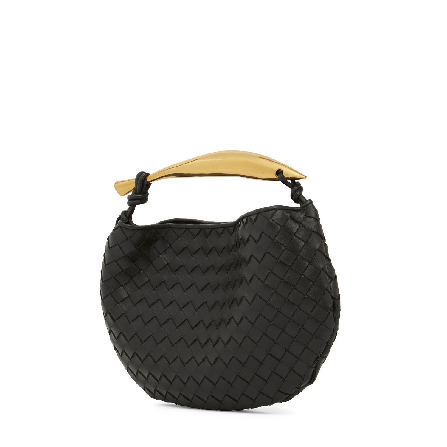 Bottega Veneta BOTTEGA VENETA Sardine Classic Black Leather Top Handle Bag Size ONE SIZE - 2 Thumbnail