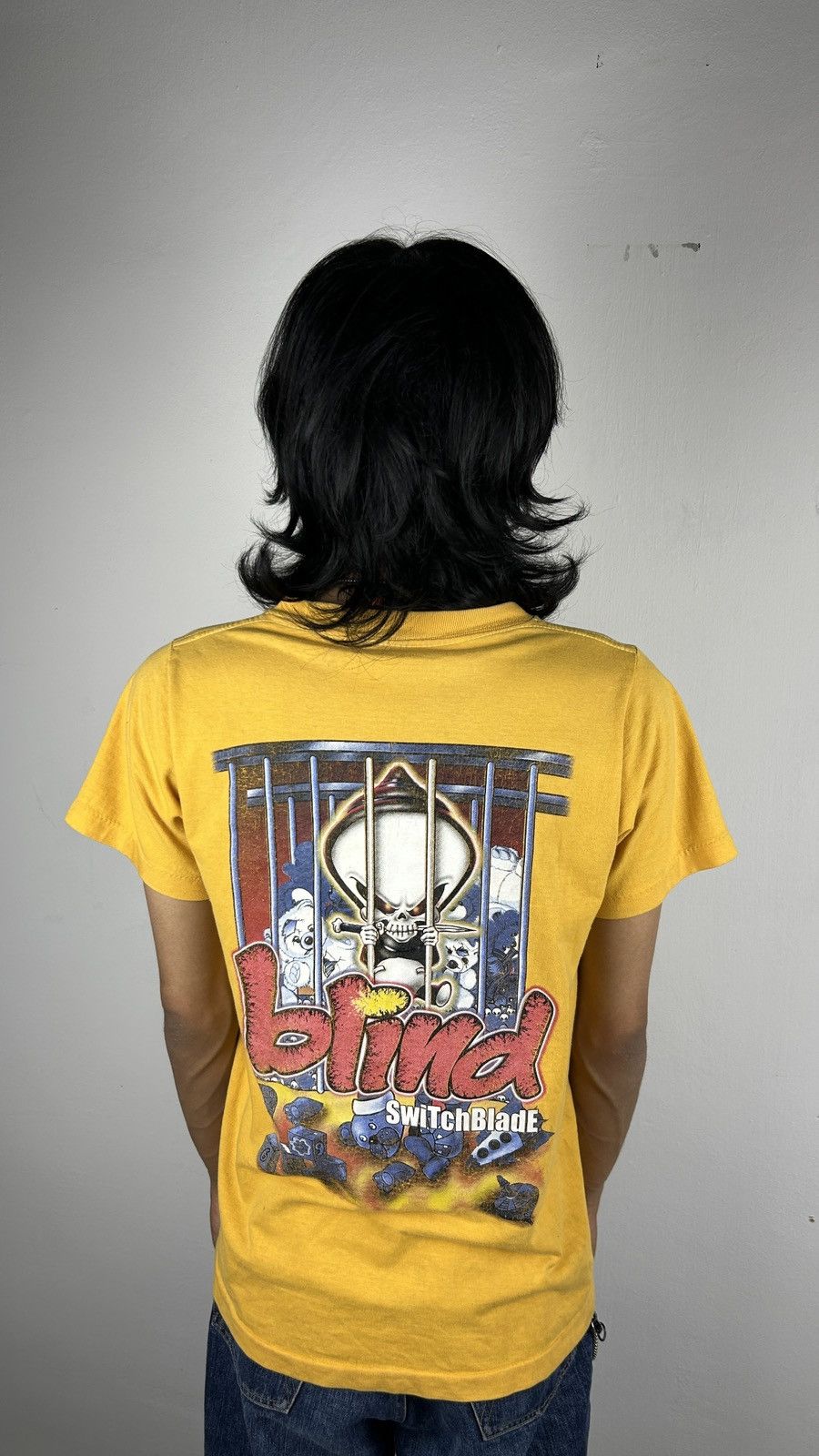 Blind Skateboards × Vintage 1990s Blind Skateboarding - Reaper Size US S / EU 44-46 / 1 - 4 Thumbnail