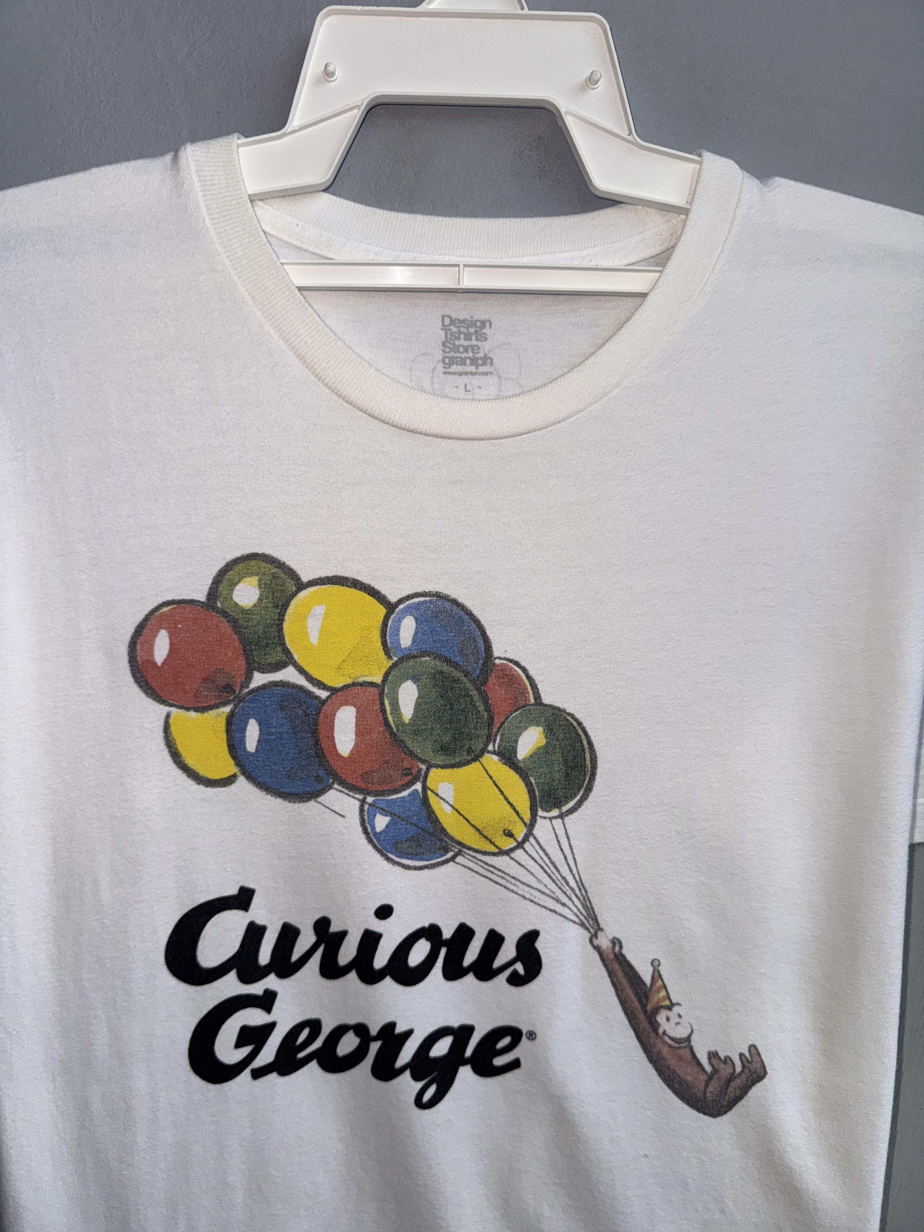 Vintage Curious George Movie Vintage Shirt Size US L / EU 52-54 / 3 - 2 Thumbnail