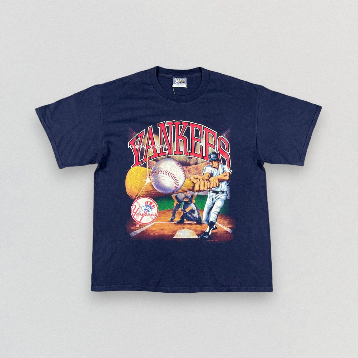New York Yankees Vintage 90s New York Yankess T-shirt Size US XL / EU 56 / 4 - 1 Thumbnail