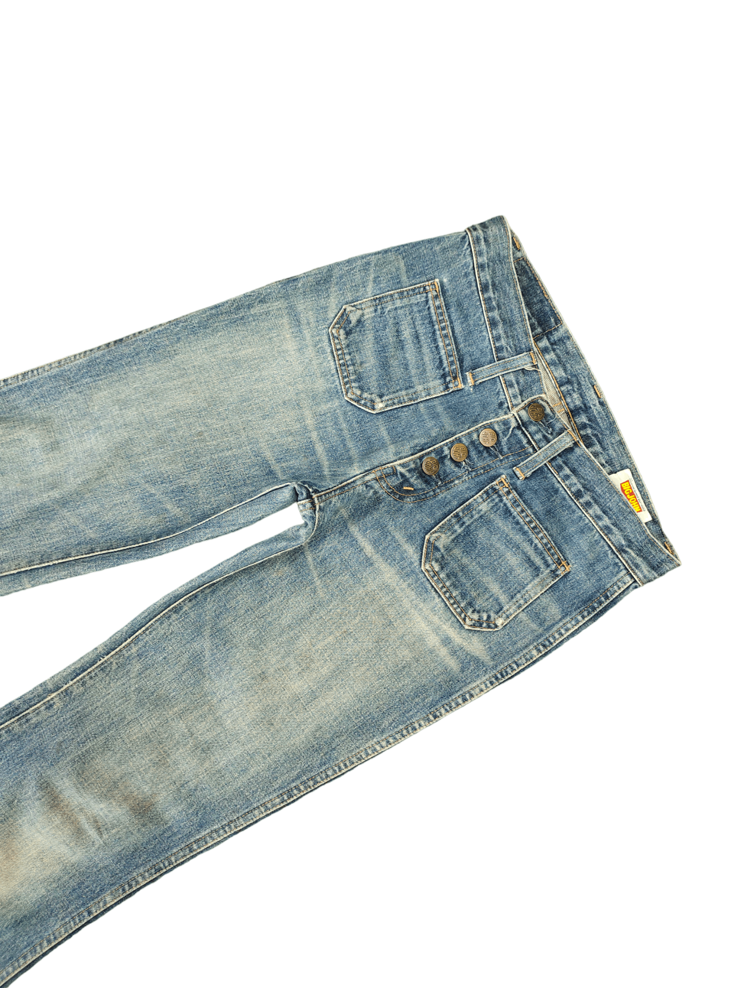 Big John Super Flare Jeans Big John Bell Bottom Denim Y2k Size US 28 / EU 44 - 3 Thumbnail