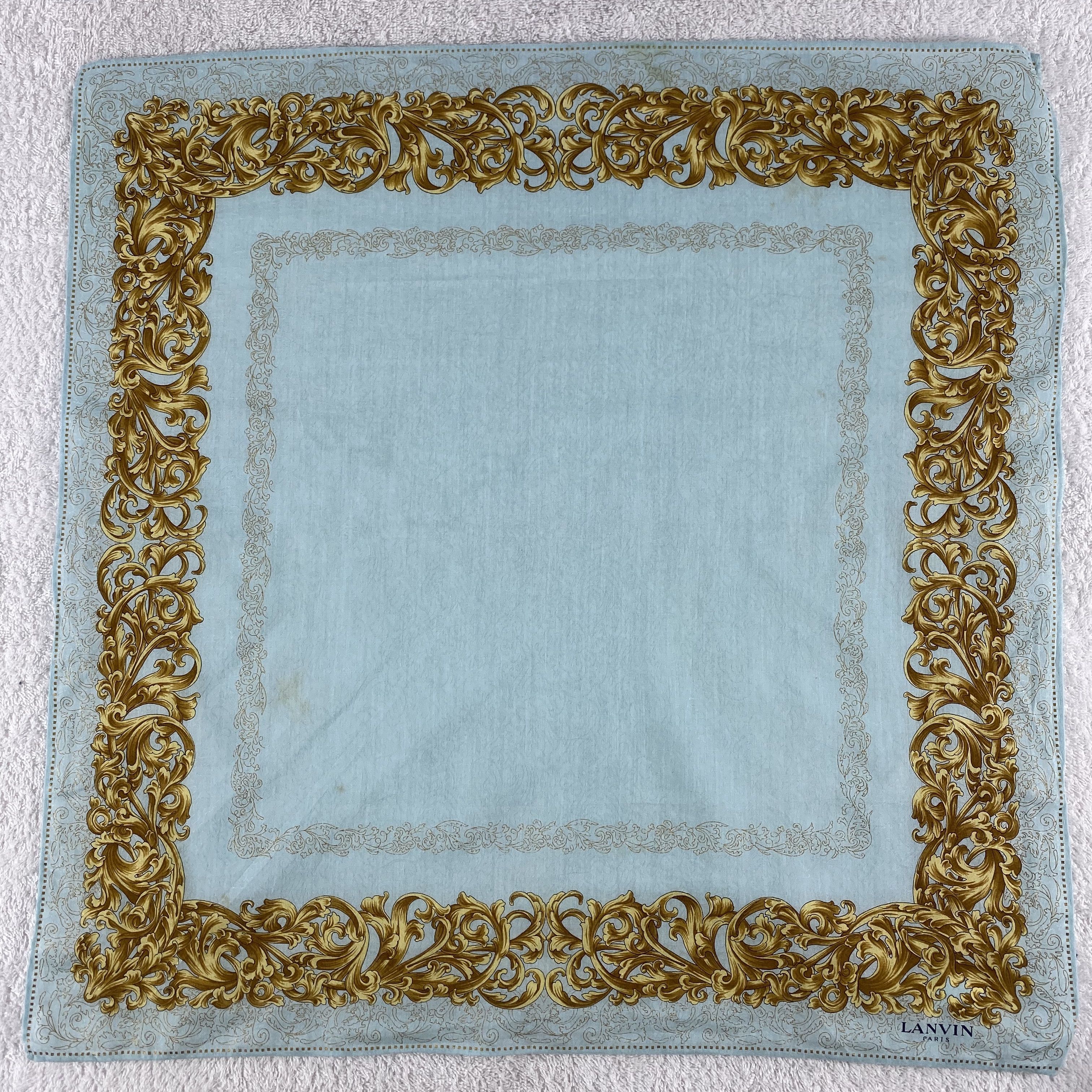 Lanvin × Vintage Lanvin Handkerchief / Neckerchief / Bandana Size ONE SIZE - 3 Thumbnail