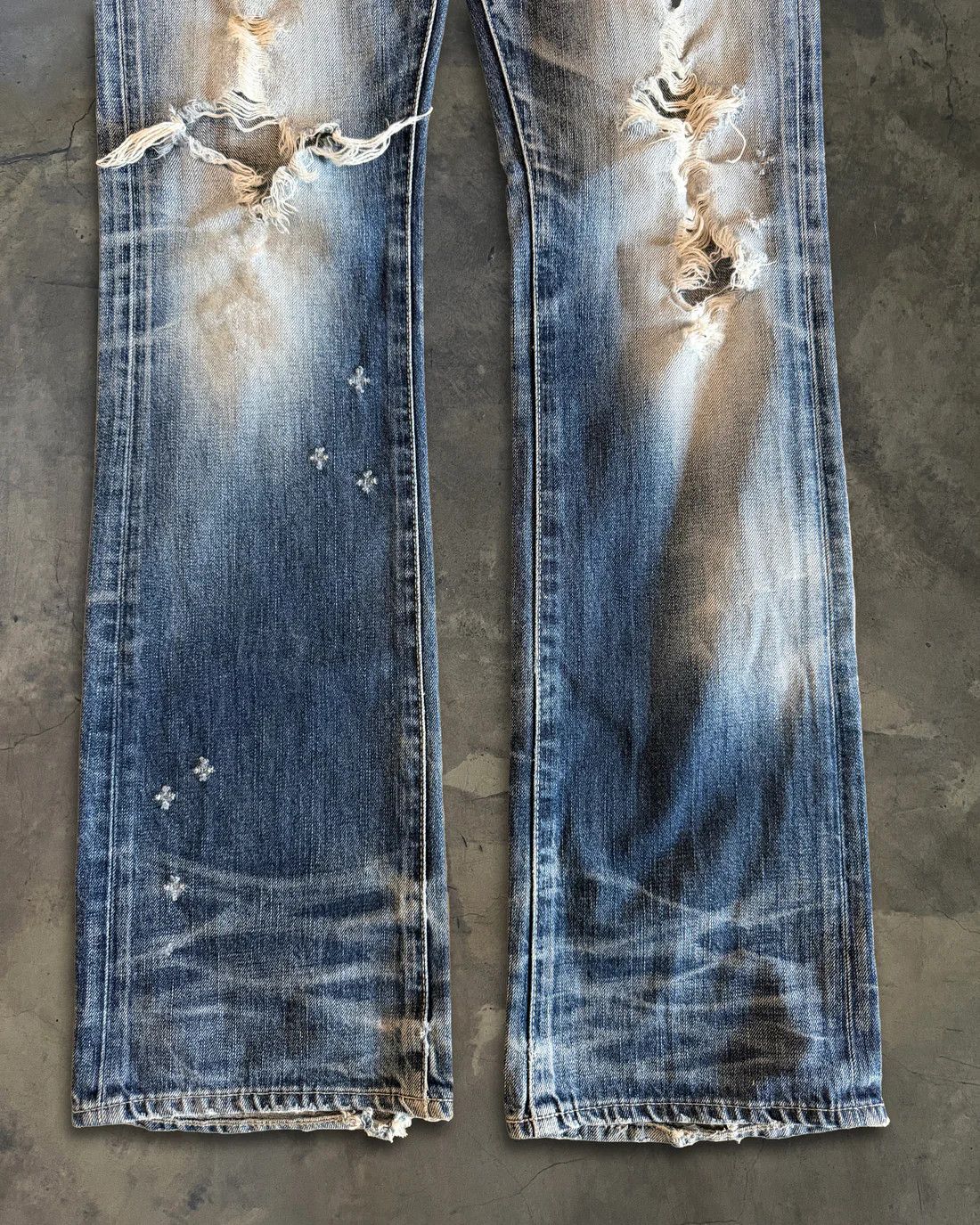CIVARIZE CIVARIZE FLARED FADED DENIM Size US 30 / EU 46 - 3 Thumbnail
